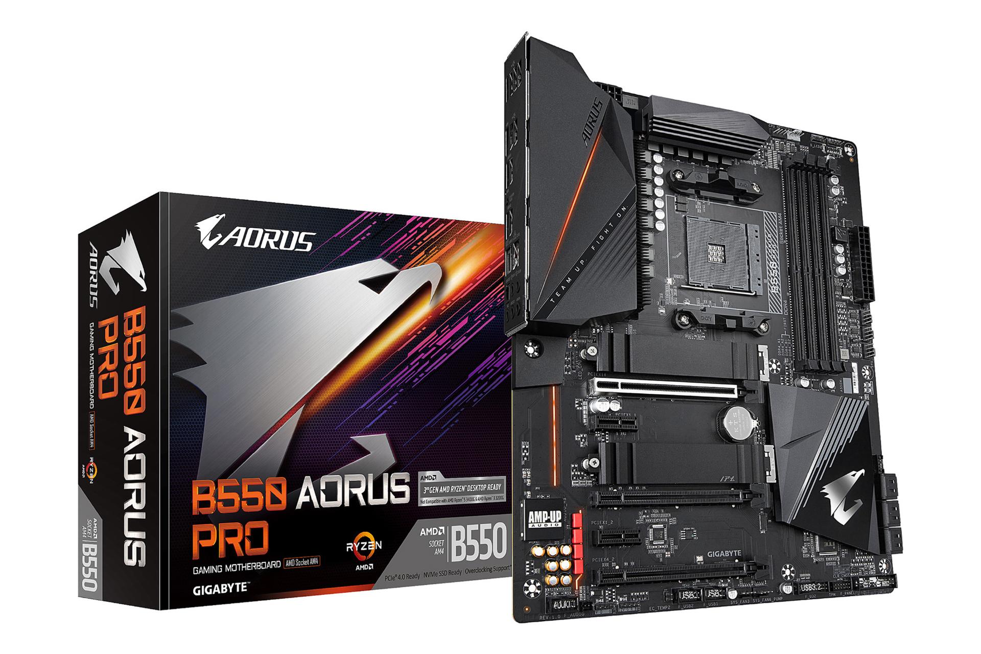 جعبه مادربرد گیگابایت GIGABYTE B550 AORUS PRO (rev. 1.0)