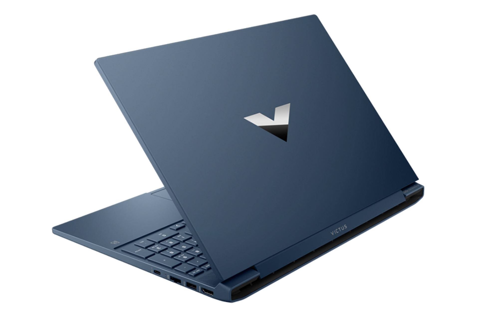 لپ تاپ اچ پی HP Victus 15 fa1113nia نمای پشت رنگ آبی