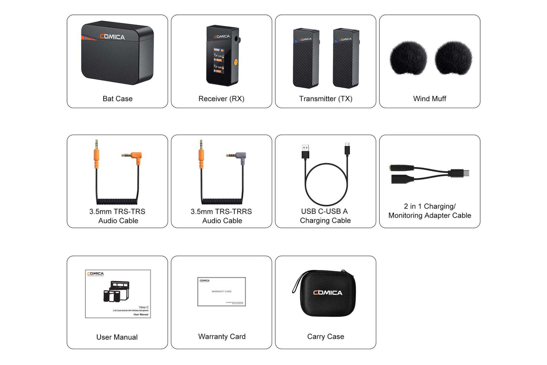 اقلام همراه میکروفون کامیکا Vimo C3