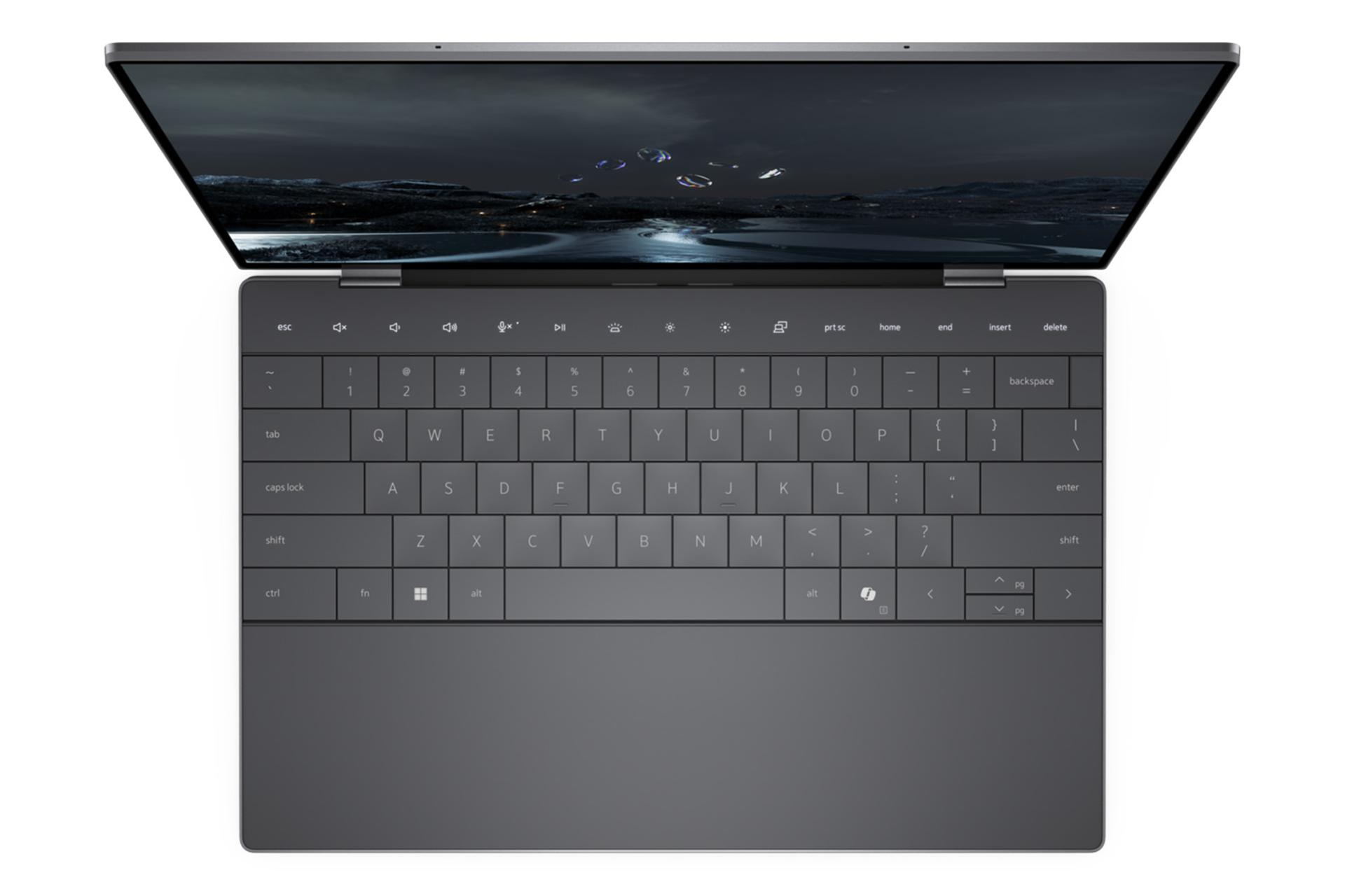 لپ تاپ دل Dell XPS 13 9340 نمای بالا و کیبورد