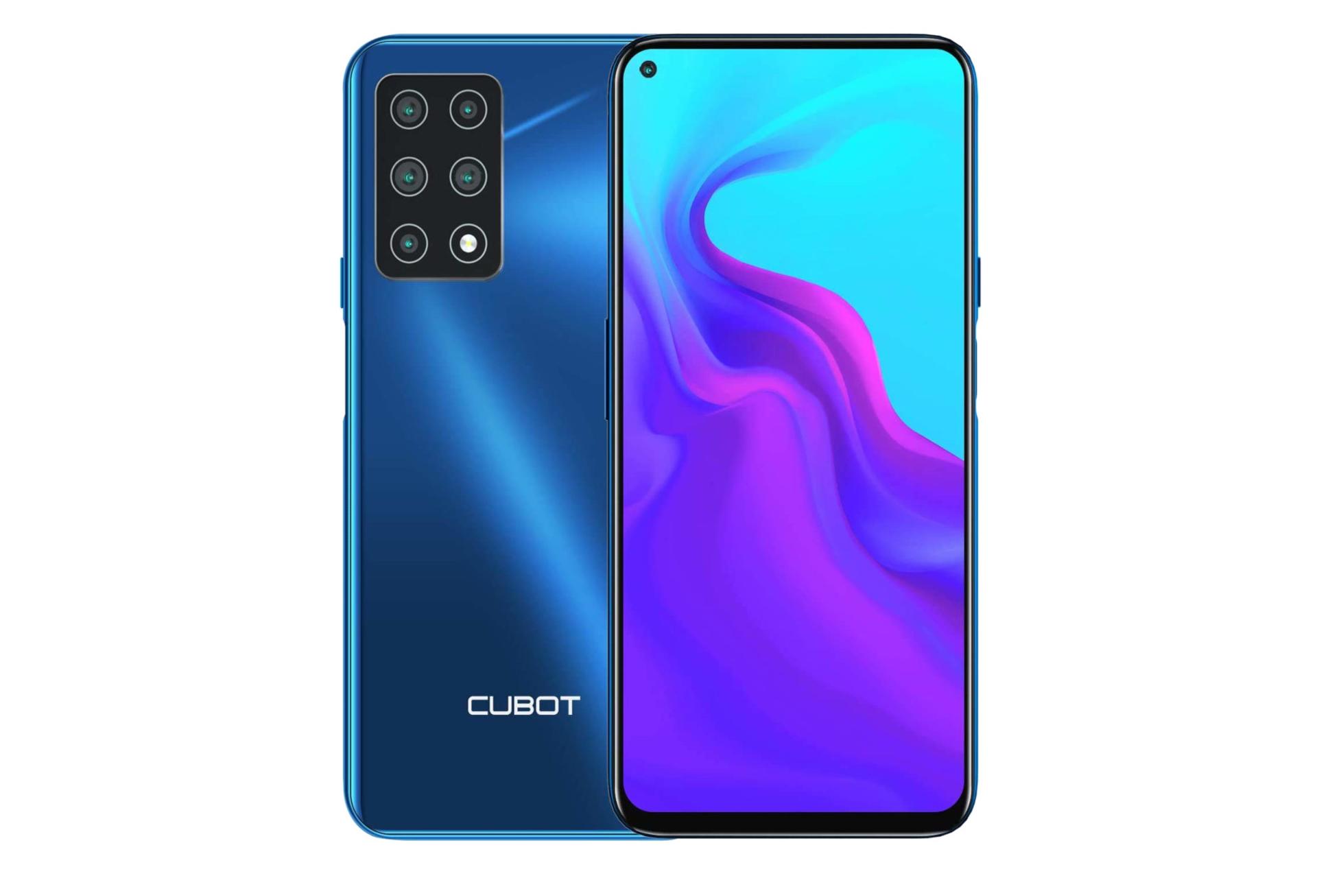 پنل جلو و پشت گوشی موبایل کوبوت Cubot X30 P آبی