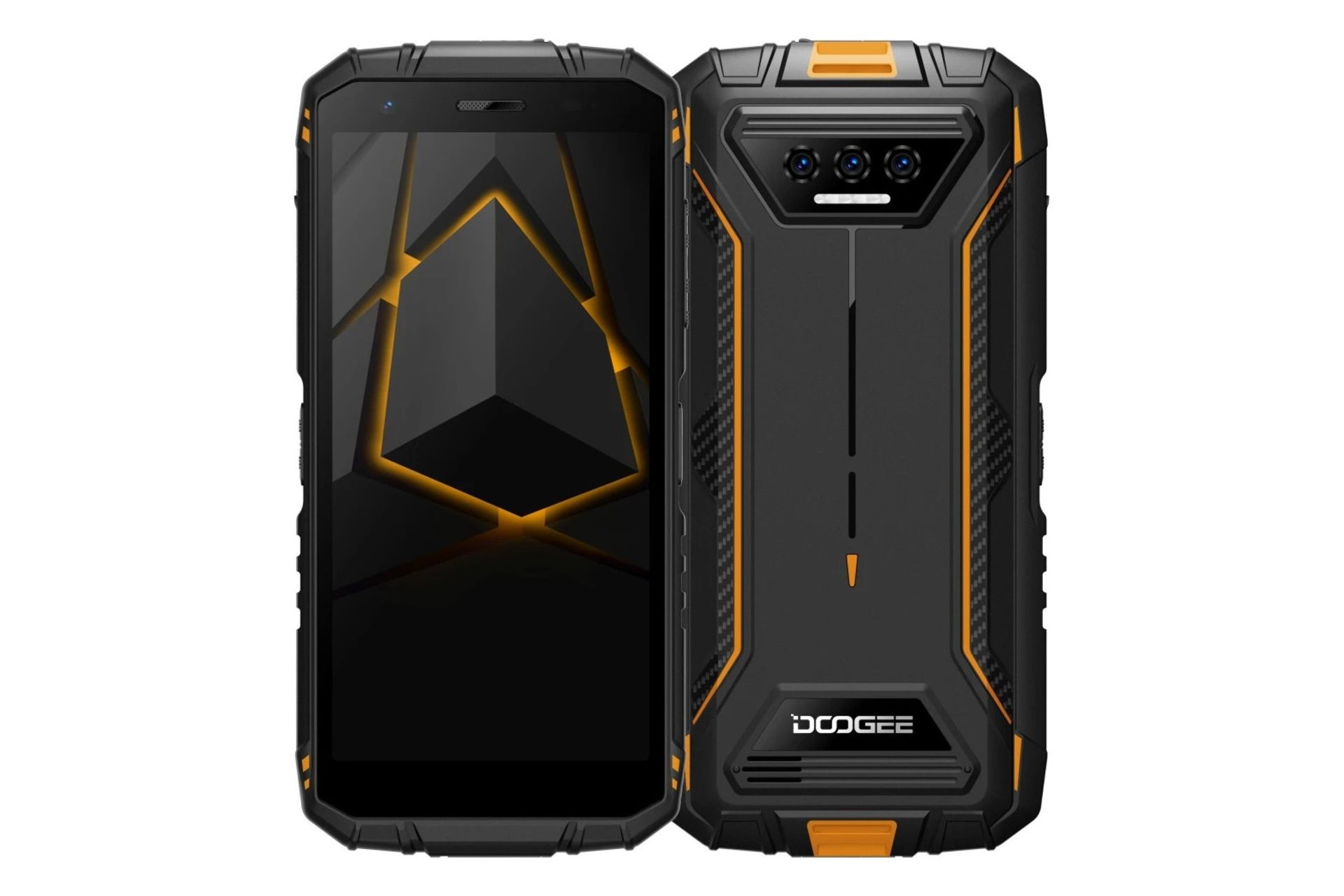 پنل جلو و پشت گوشی موبایل S41 پلاس دوجی نارنجی / Doogee S41 Plus