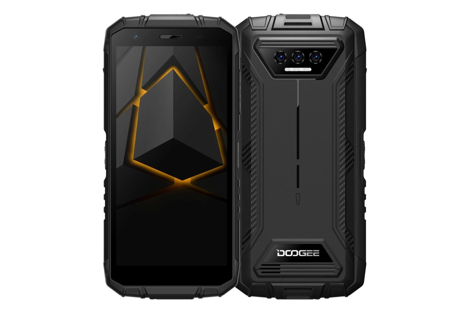 پنل جلو و پشت گوشی موبایل S41 پلاس دوجی مشکی / Doogee S41 Plus