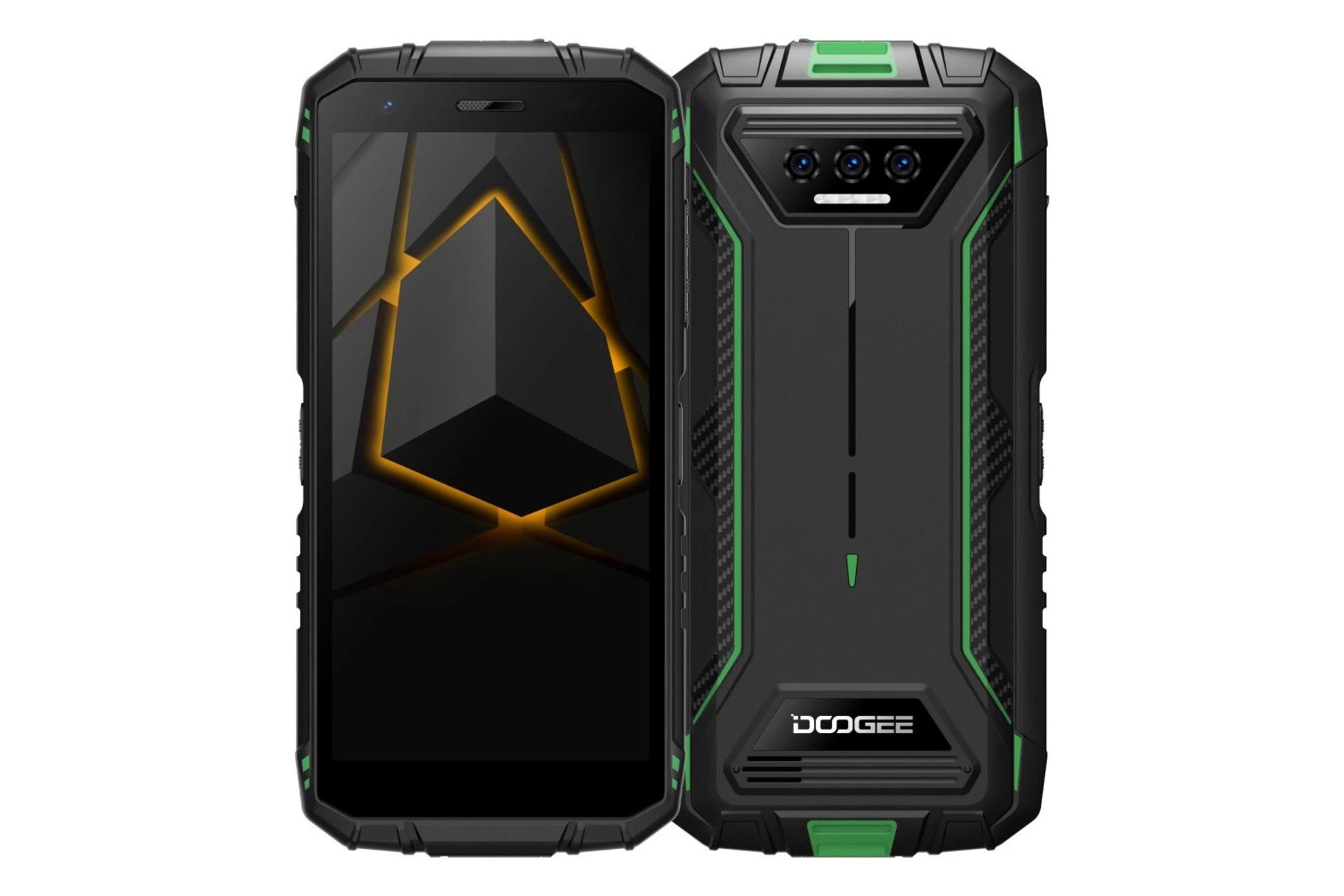 پنل جلو و پشت گوشی موبایل S41 پلاس دوجی سبز / Doogee S41 Plus
