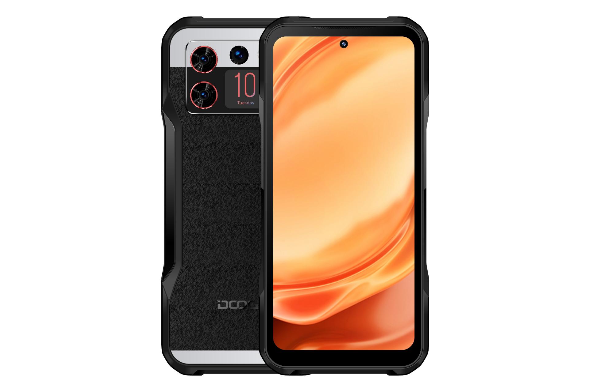 پنل جلو و پشت گوشی موبایل دوجی Doogee V20S مشکی