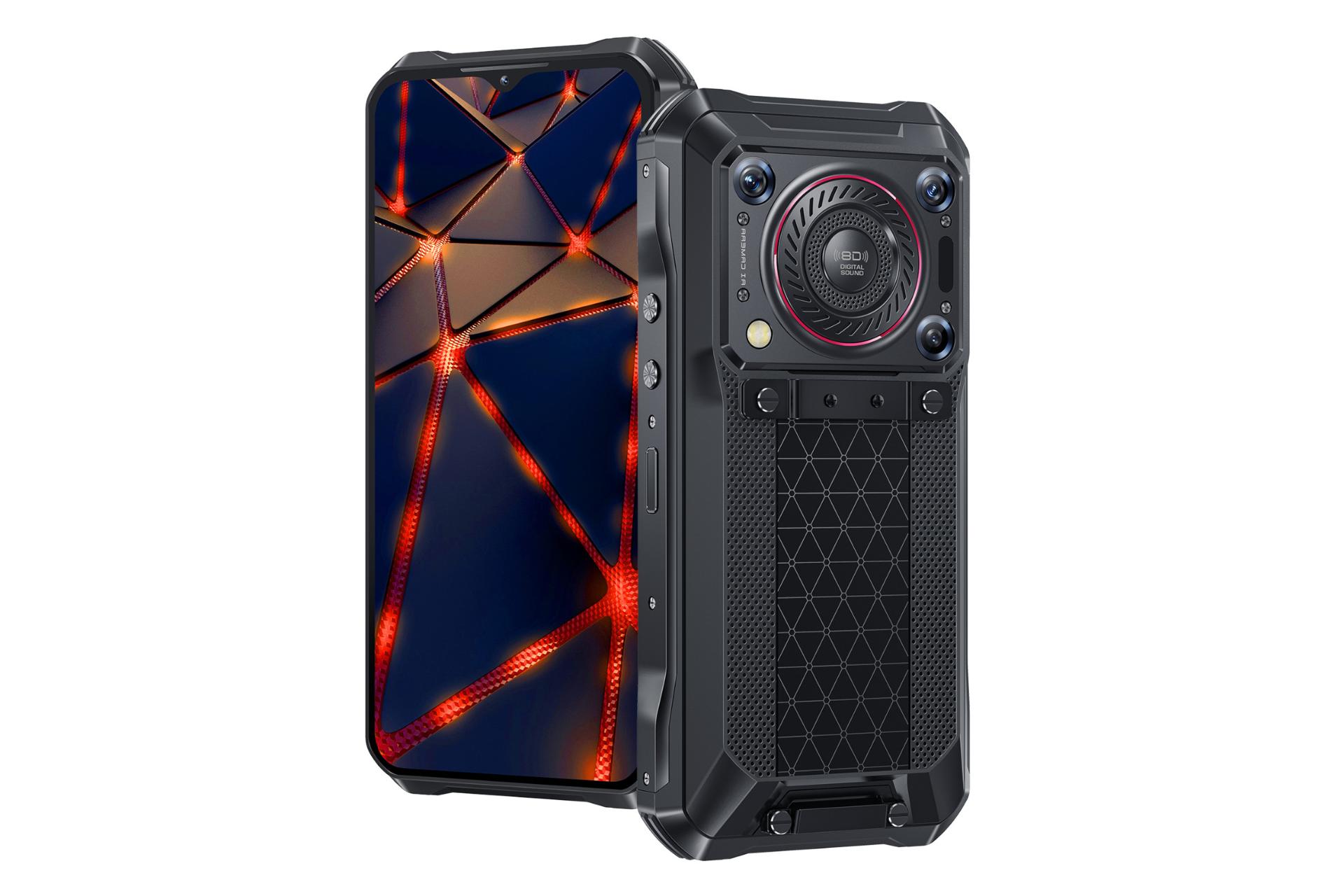 لبه چپ پنل پشت و نمایشگر گوشی موبایل اوکیتل WP33 پرو / Oukitel WP33 Pro