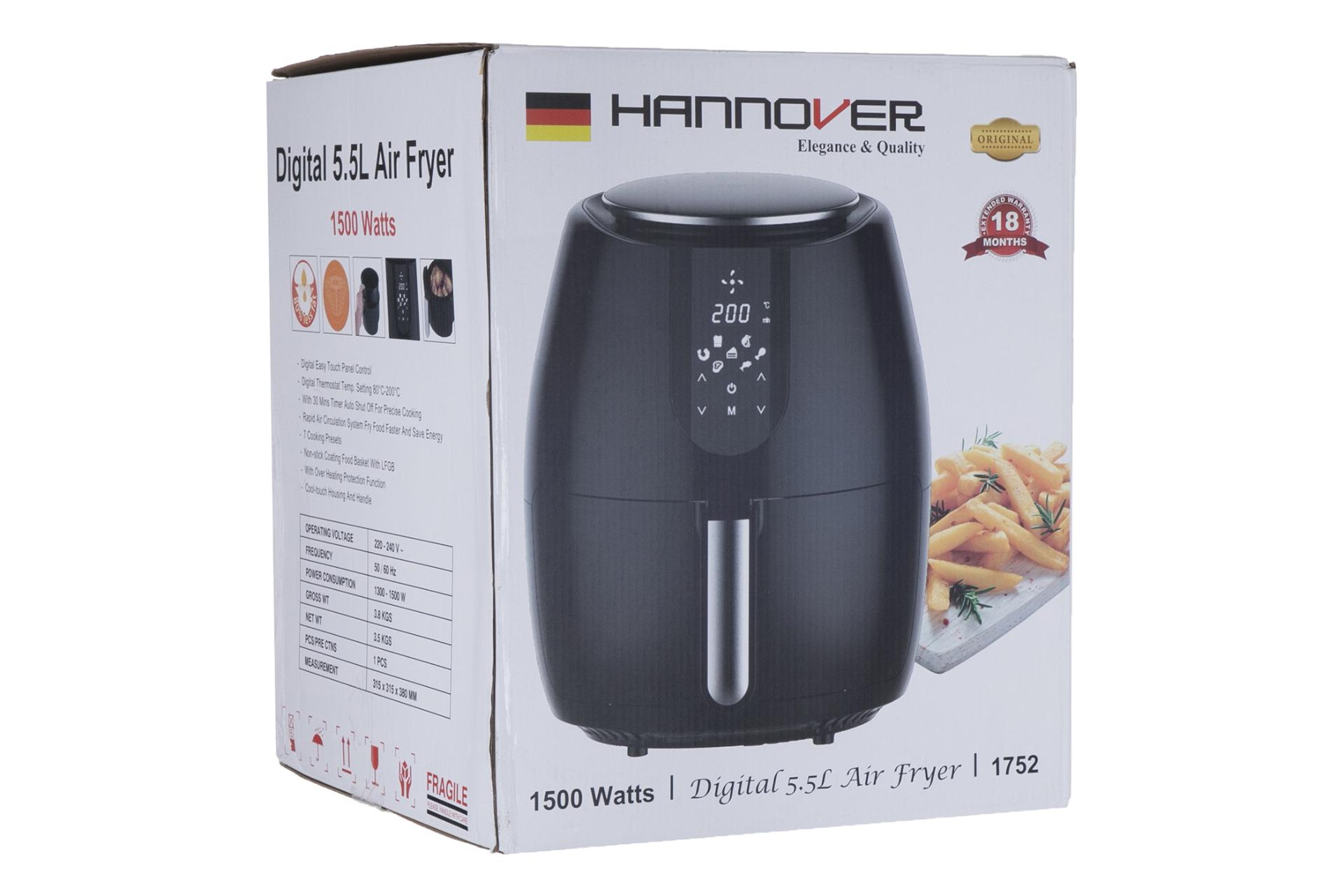 جعبه سرخ کن و هواپز هانوور 1752