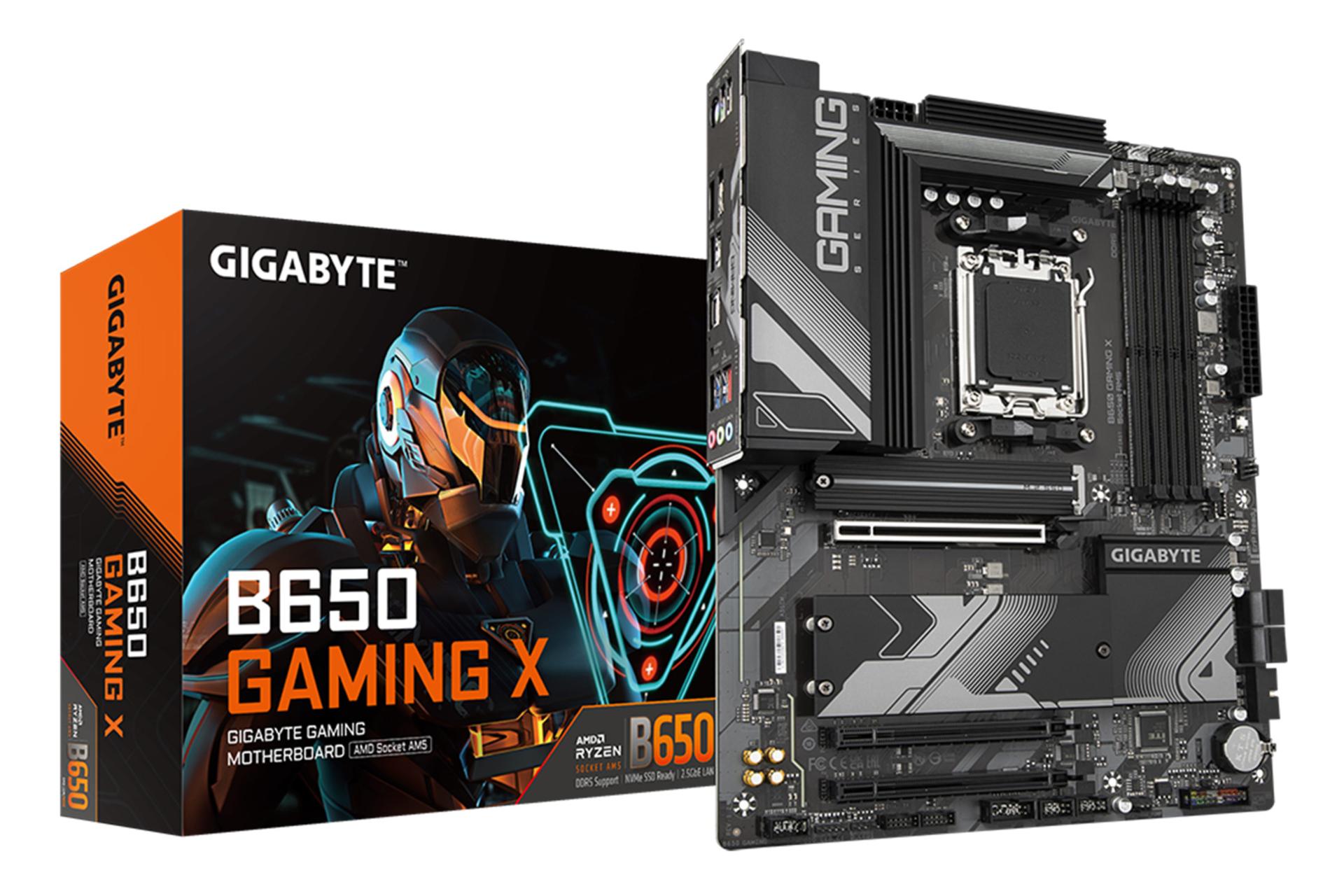 مادربرد گیگابایت GIGABYTE B650 GAMING X (rev. 1.3) به همراه جعبه