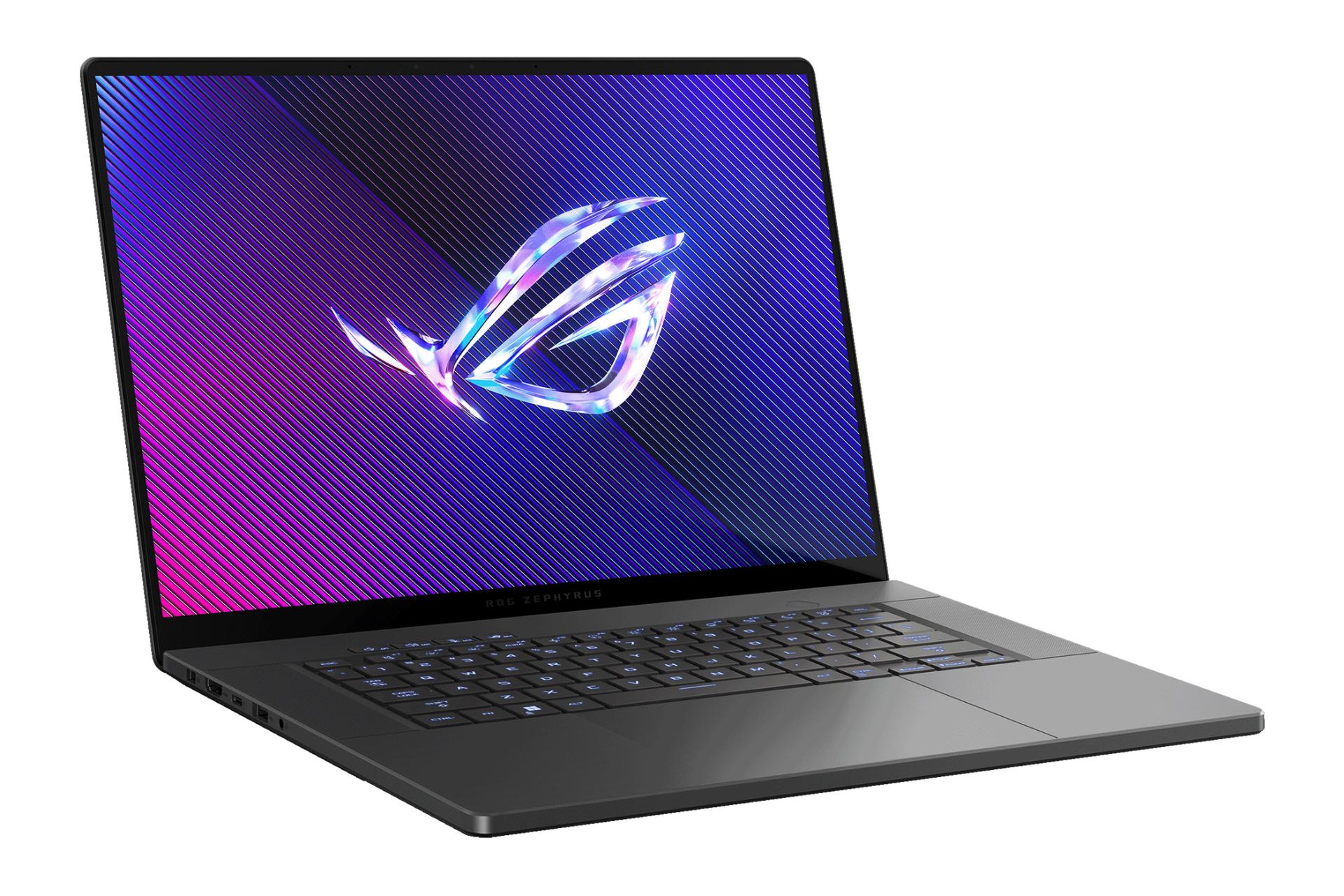 لپ تاپ ایسوس ASUS ROG Zephyrus G16 GU605 نمای چپ صفحه نمایش