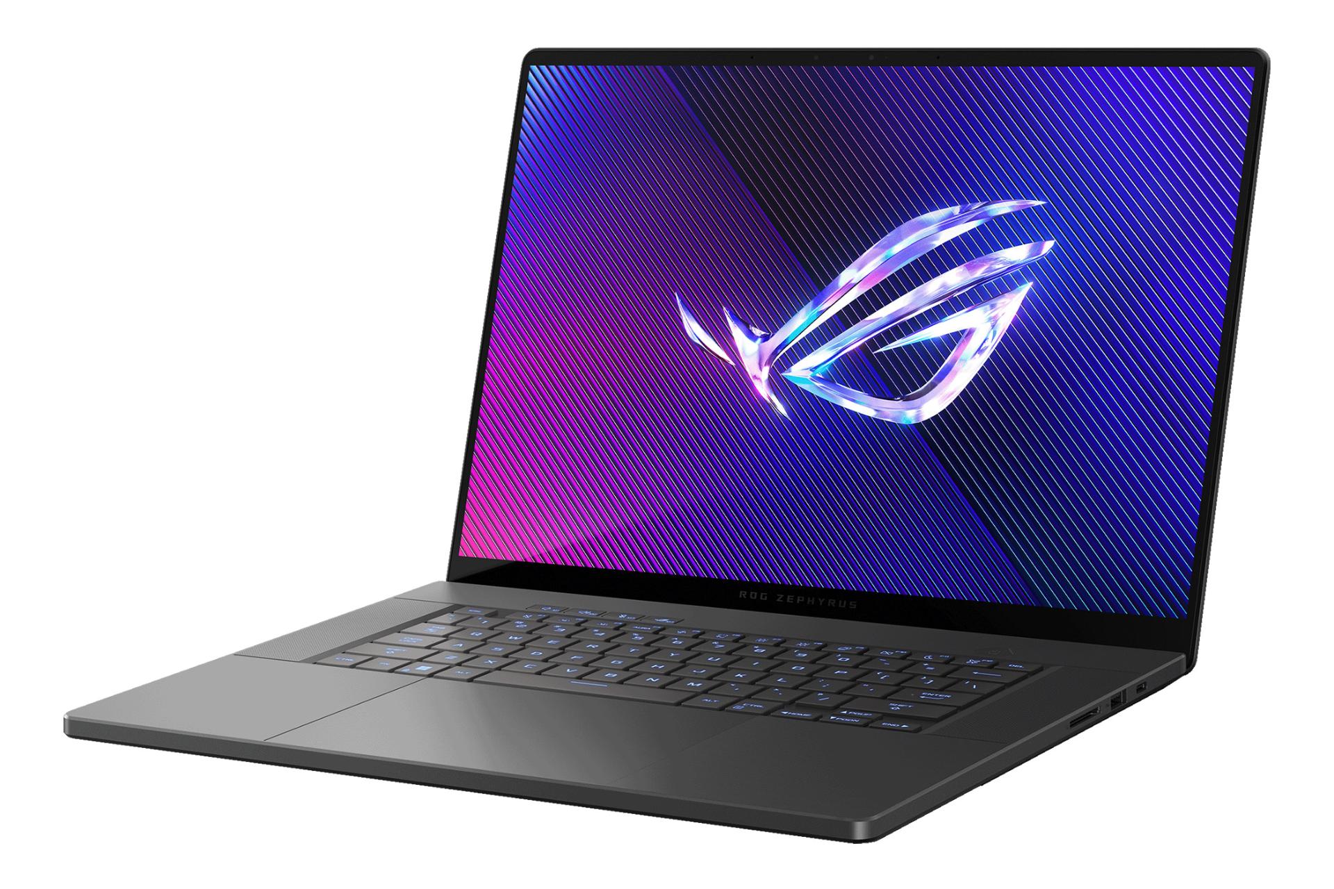 لپ تاپ ایسوس ASUS ROG Zephyrus G16 GU605 نمای راست صفحه نمایش