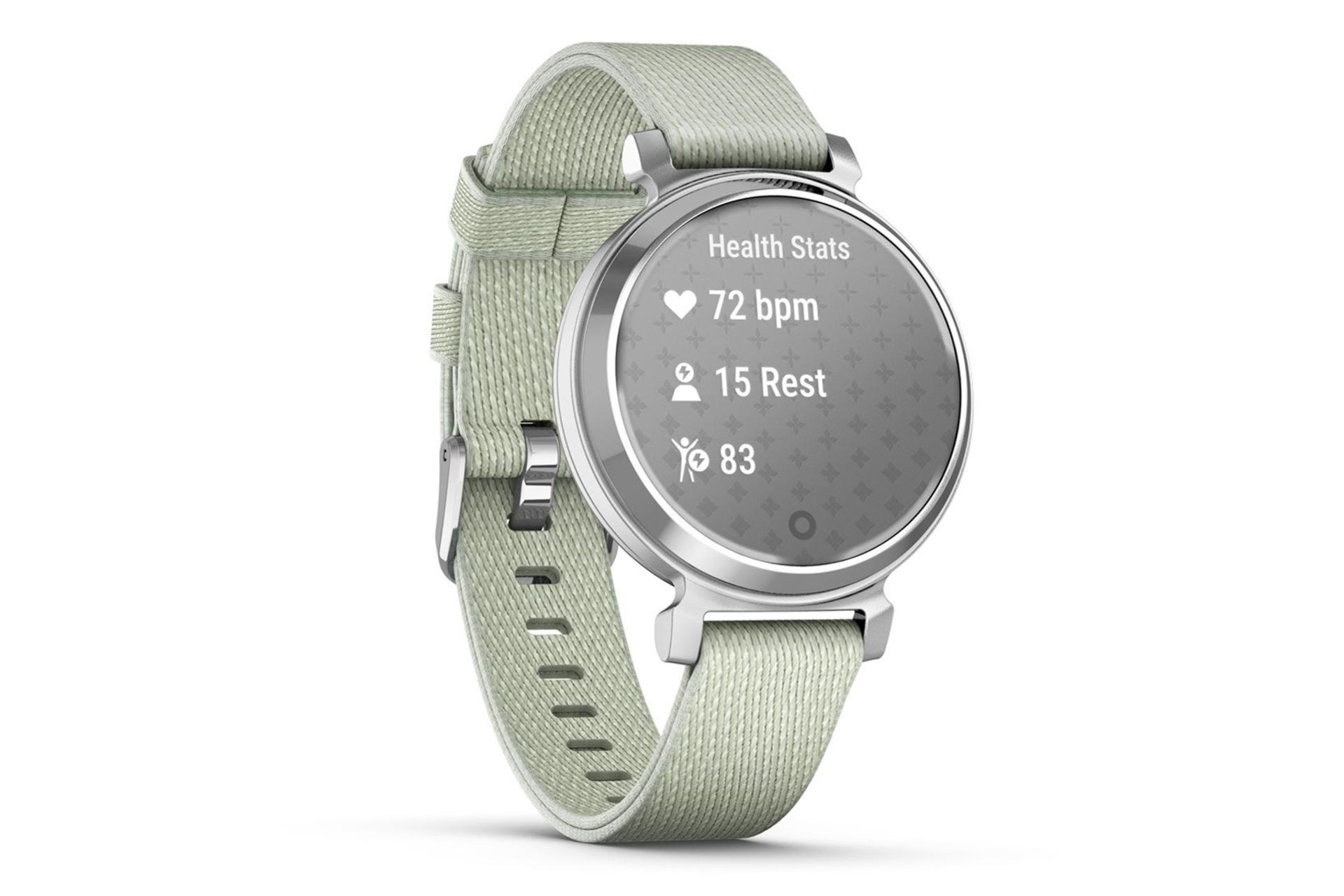 رنگ نقره‌ای ساعت هوشمند گارمین Garmin Lily 2 Classic