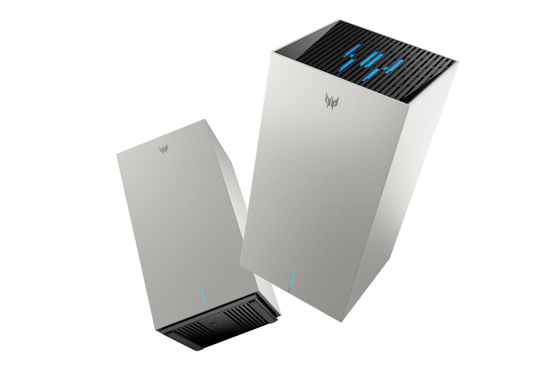 روتر ایسر Acer PREDATOR CONNECT T7 WI-FI 7 MESH به همراه نمای کناری