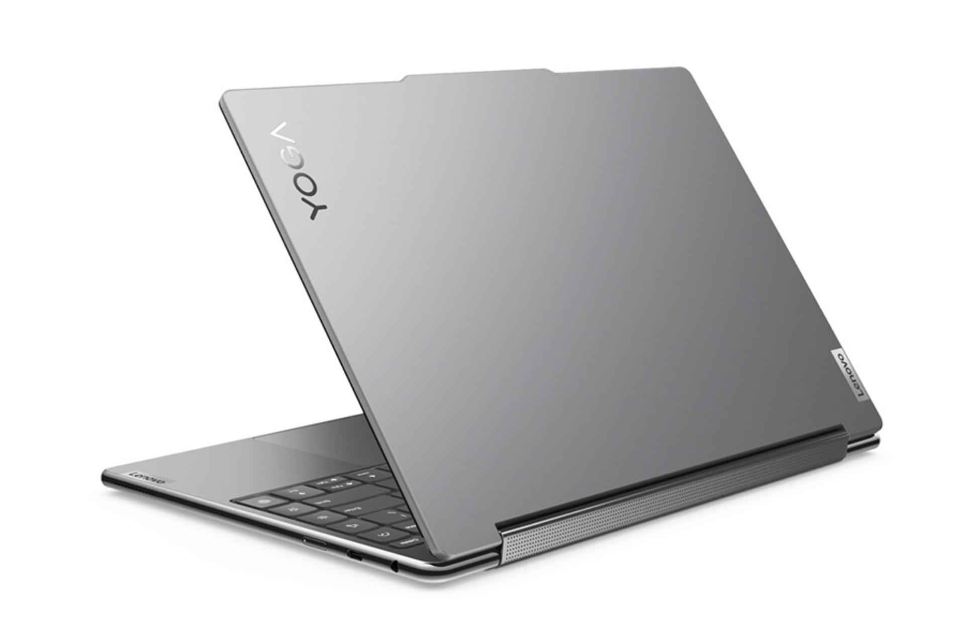لپ تاپ لنوو Lenovo Yoga 9i Gen 9 نمای پشت رنگ نقره ای
