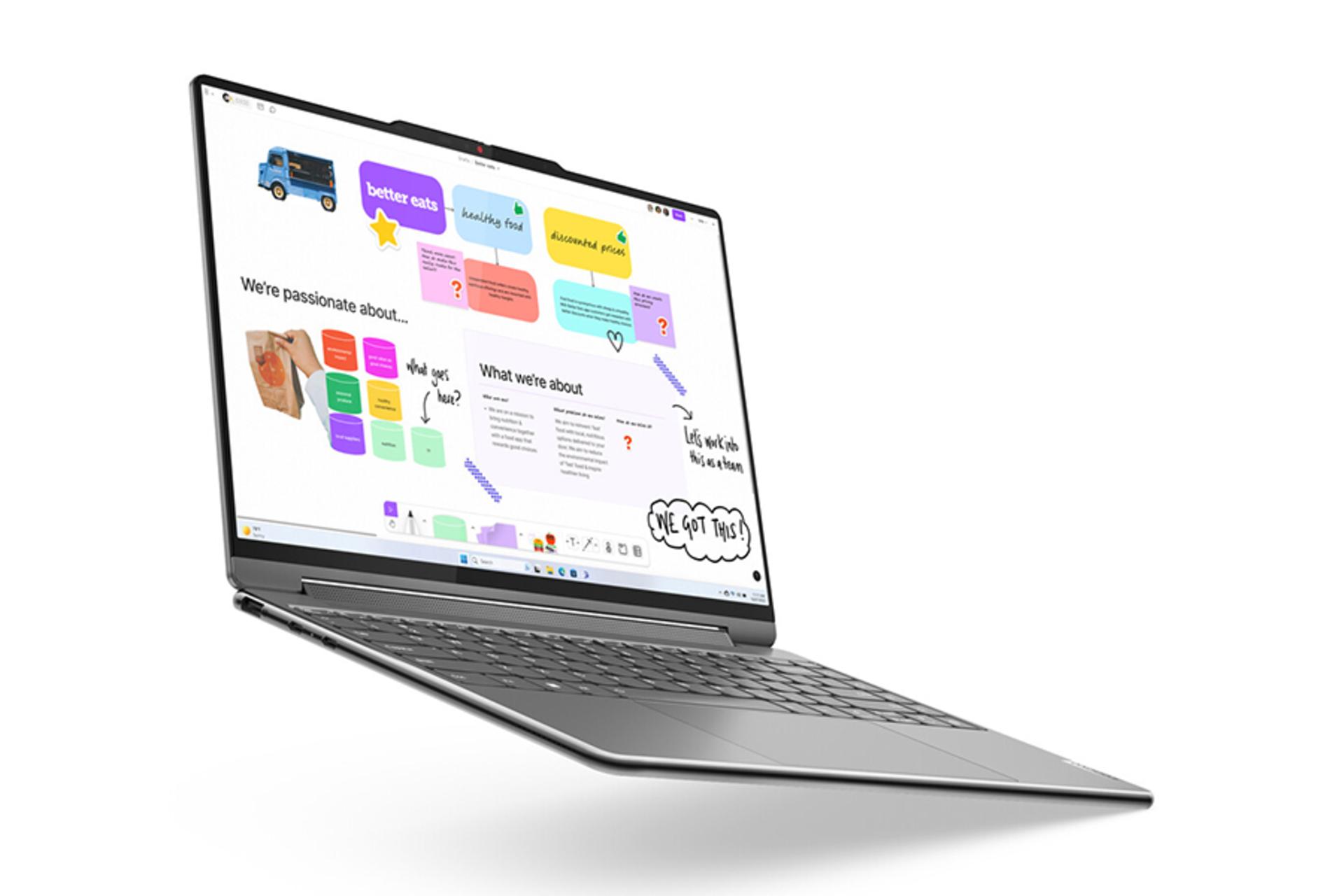 لپ تاپ لنوو Lenovo Yoga 9i Gen 9 نمای چپ و درگاه ها