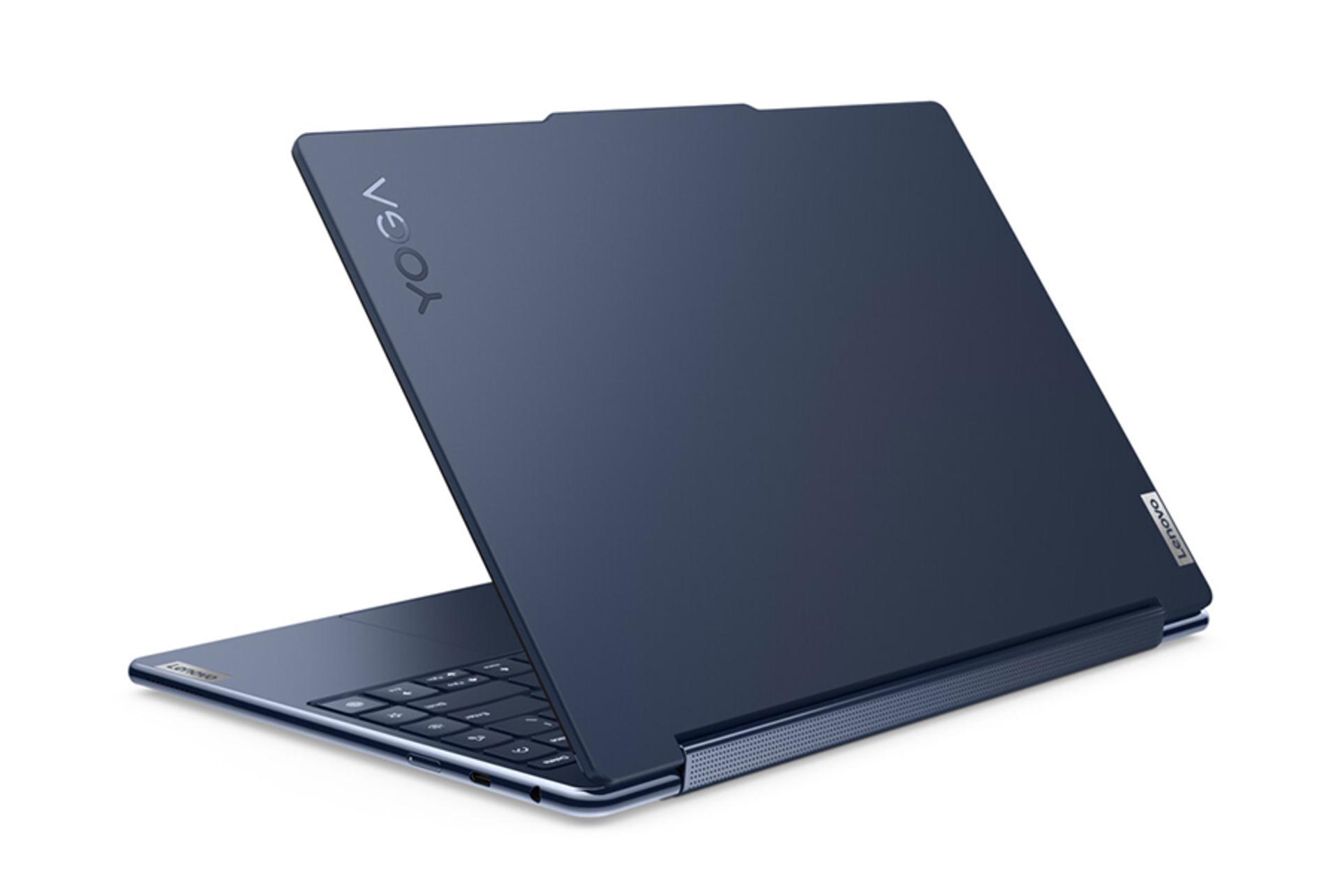 لپ تاپ لنوو Lenovo Yoga 9i Gen 9 نمای پشت رنگ آبی تیره