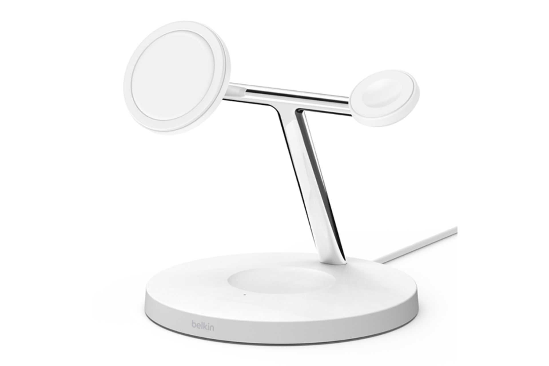 استند شارژر بی سیم بلکین wiz009 سفید رنگ