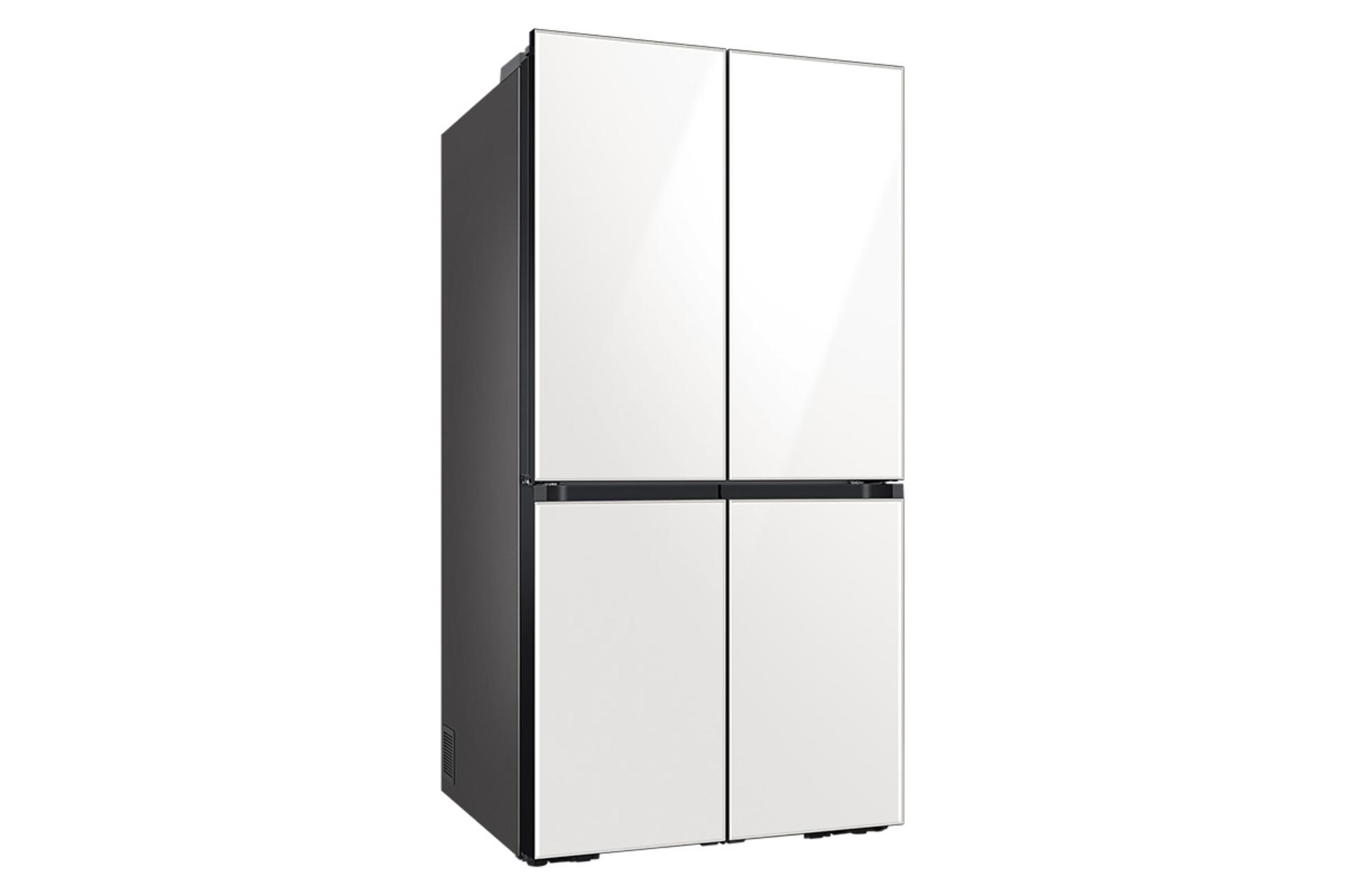 یخچال فریزر سامسونگ Samsung RF71 نمای چپ رنگ سفید