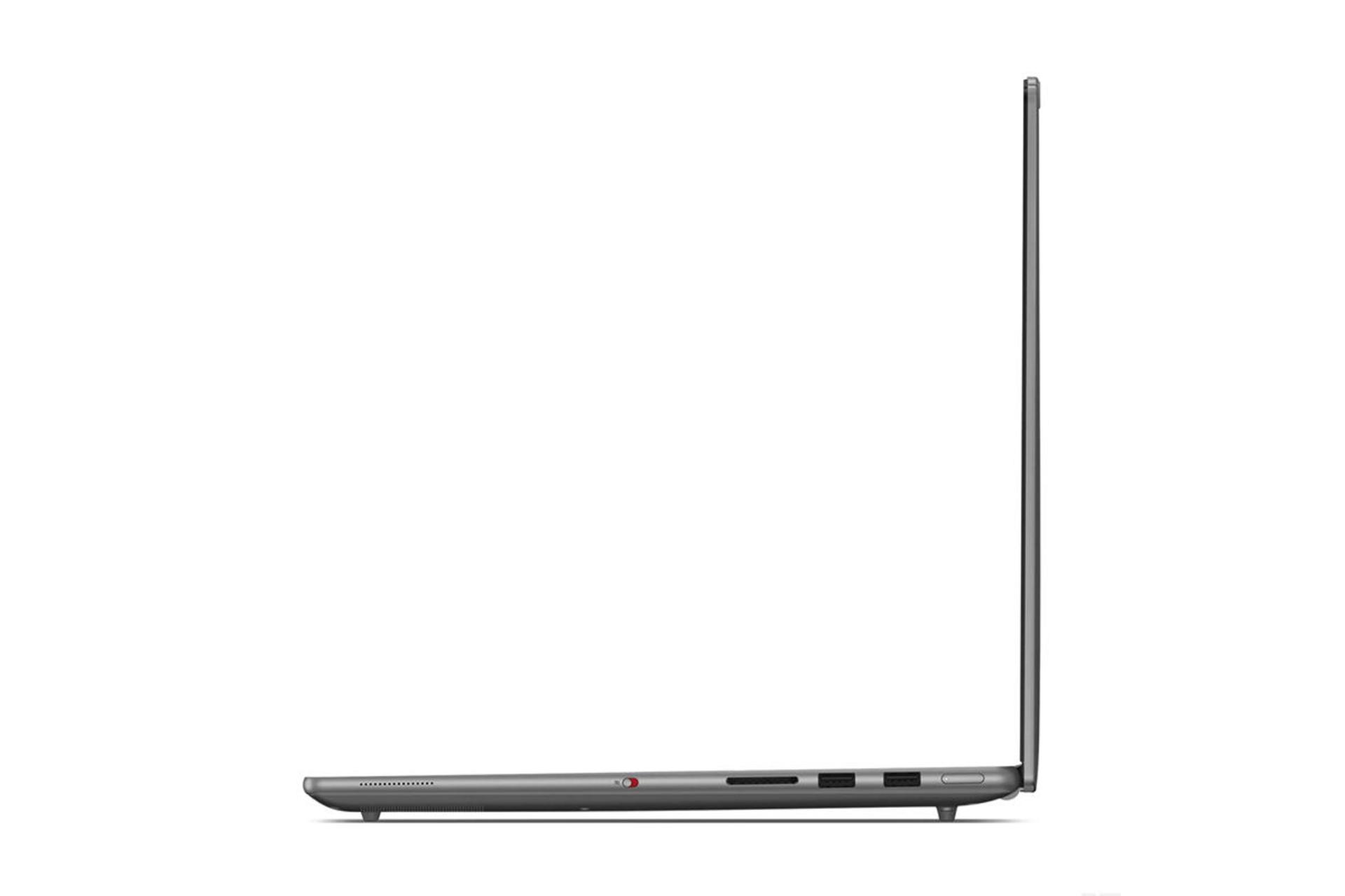 لپ تاپ لنوو Lenovo Yoga Pro 9i Gen 9 نمای راست و درگاه ها