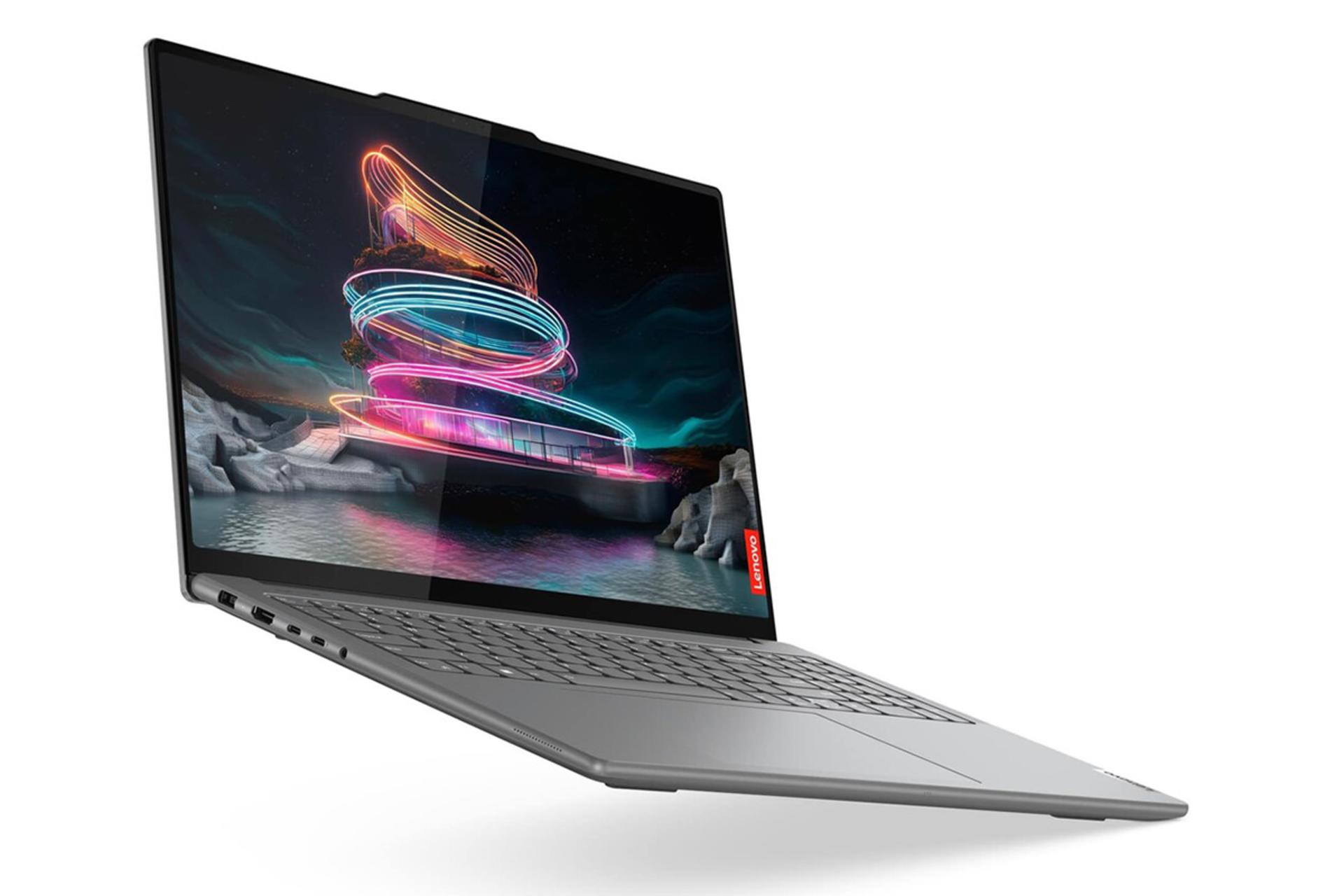 لپ تاپ لنوو Lenovo Yoga Pro 9i Gen 9 نمای چپ و درگاه ها