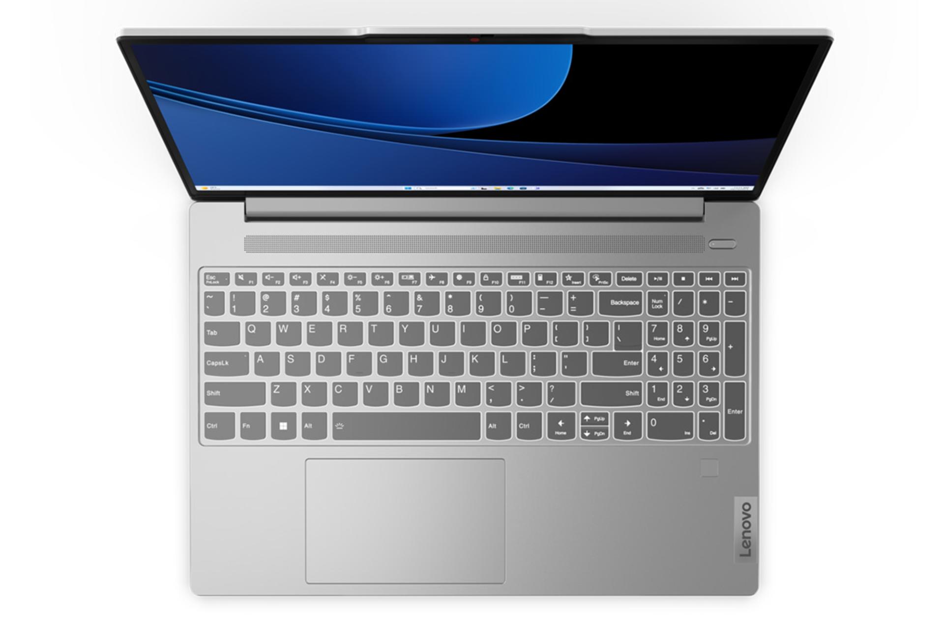 لپ تاپ لنوو Lenovo IdeaPad Slim 5i نمای بالا و کیبورد