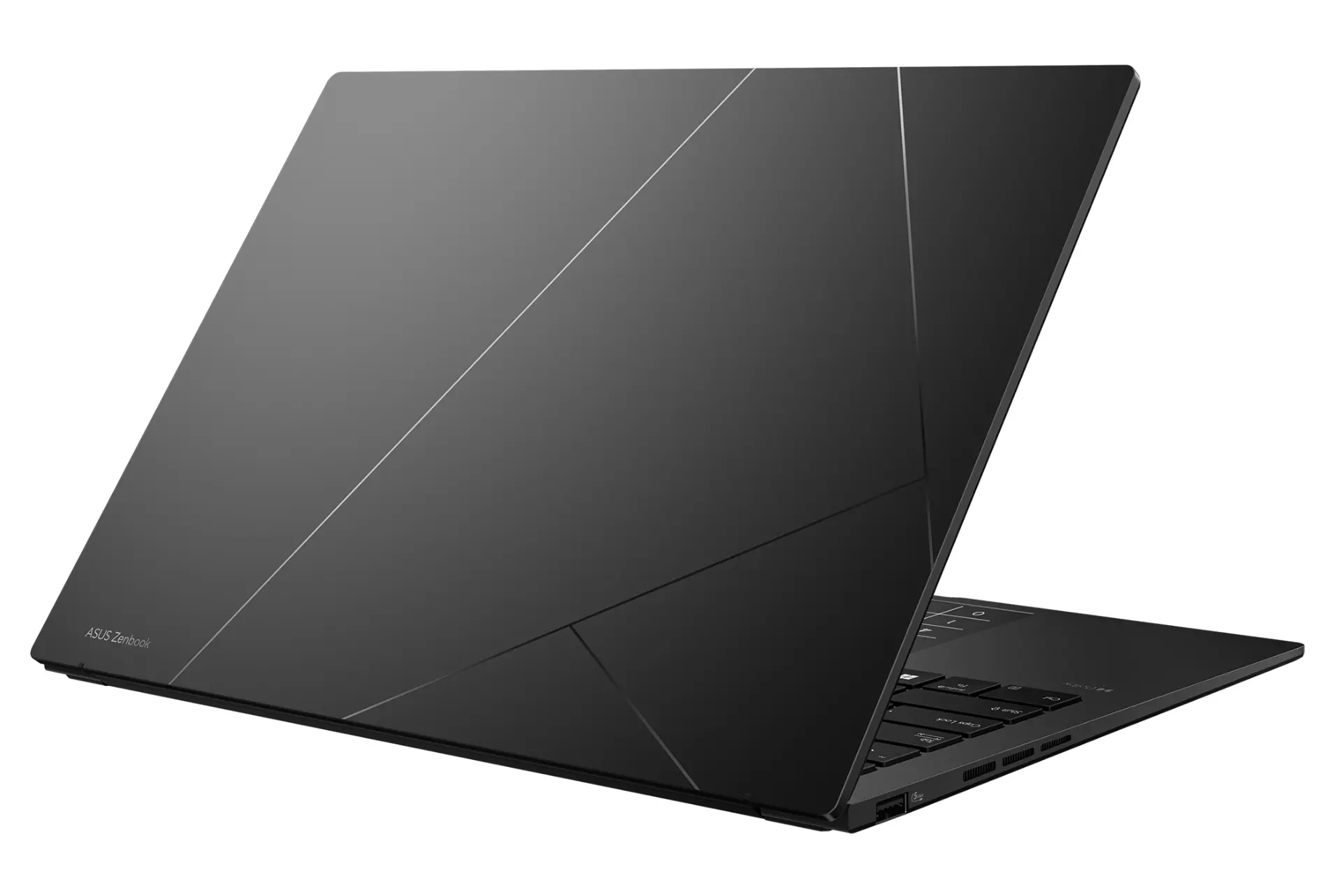 لپ تاپ ایسوس ASUS Zenbook 14 OLED UM3406HA نمای پشت رنگ مشکی