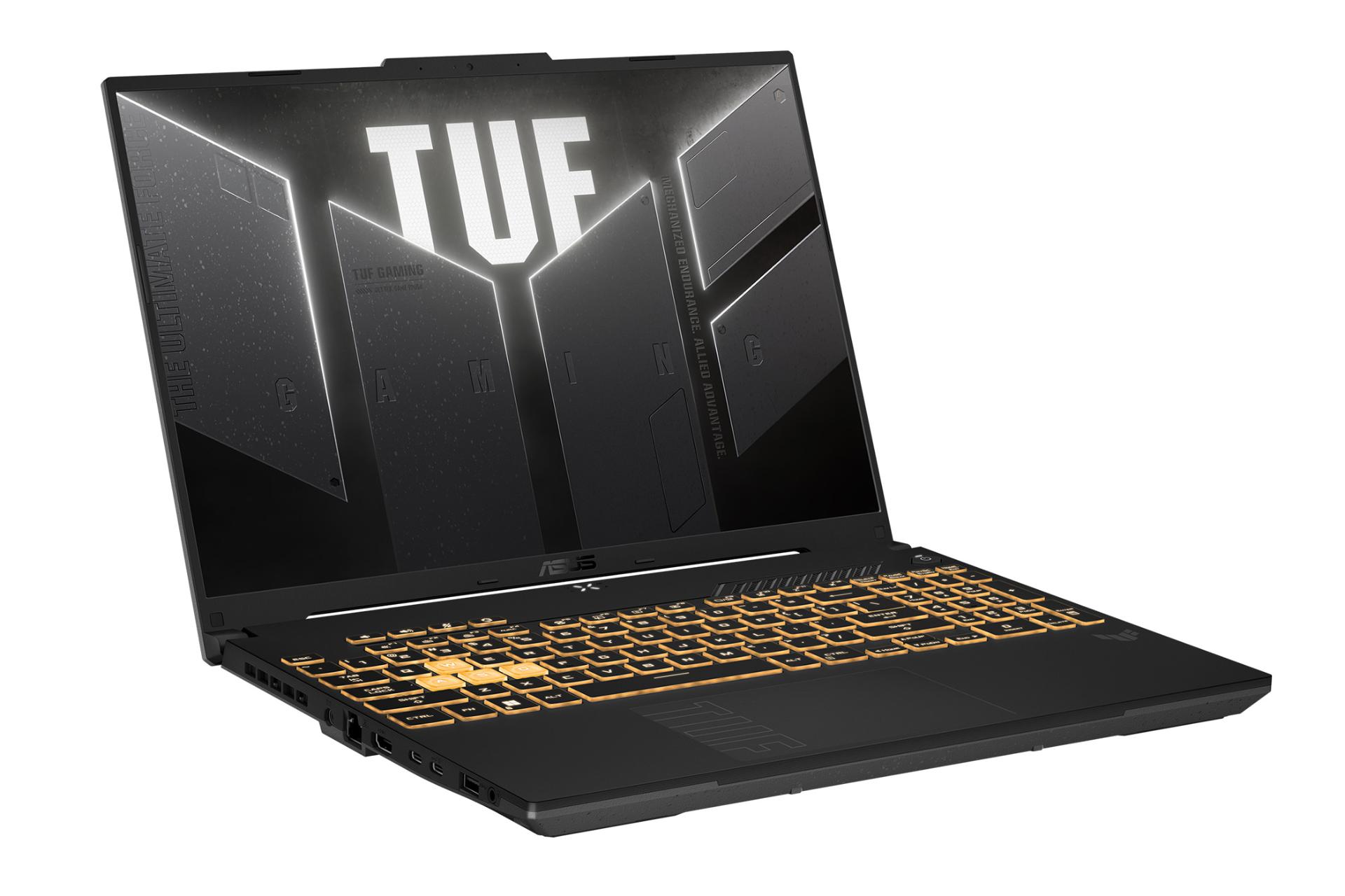 لپ تاپ ایسوس ASUS TUF Gaming F16 FX607 نمای چپ صفحه نمایش