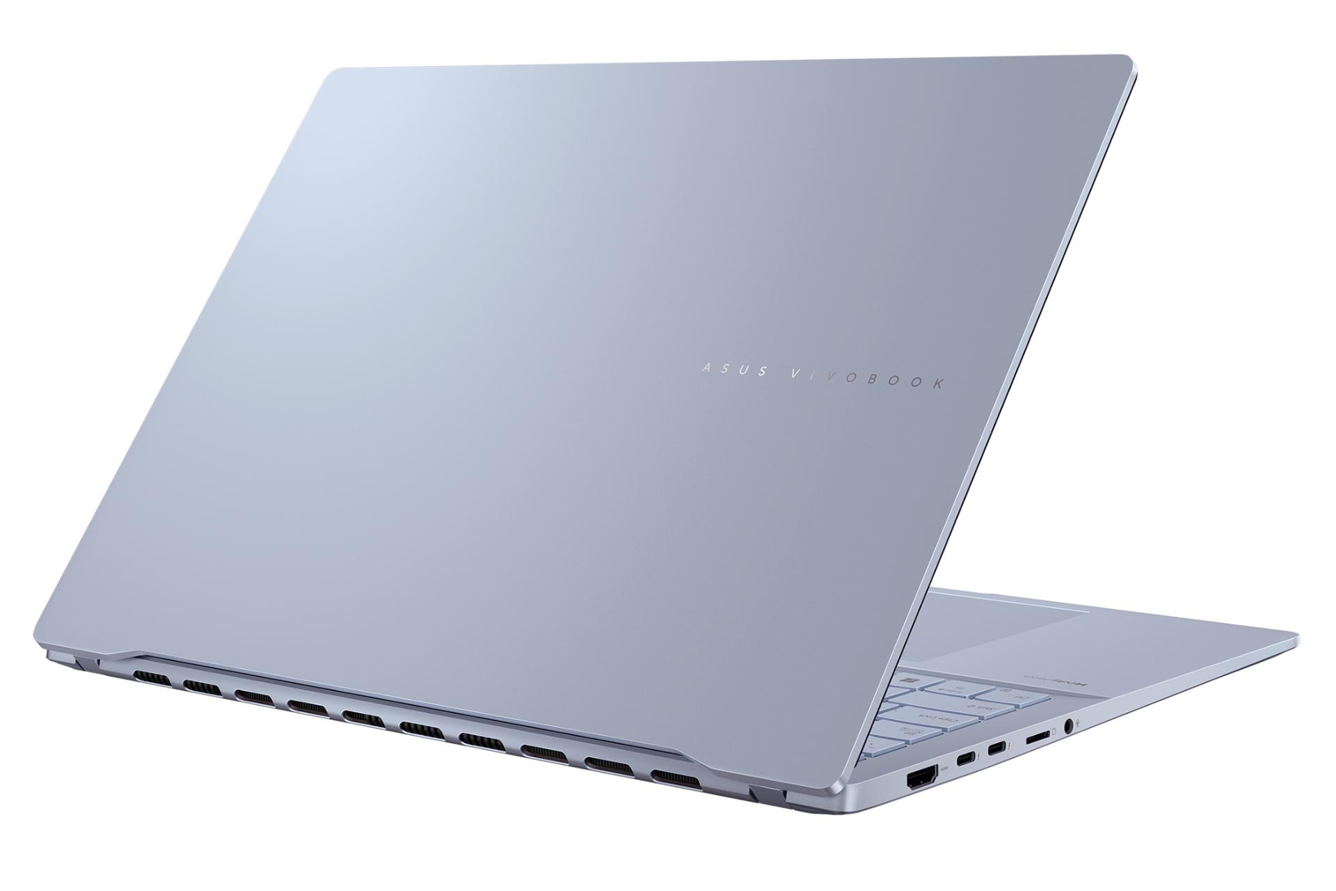 لپ تاپ ایسوس ASUS Vivobook S 15 OLED S5506 نمای پشت رنگ نقره ای