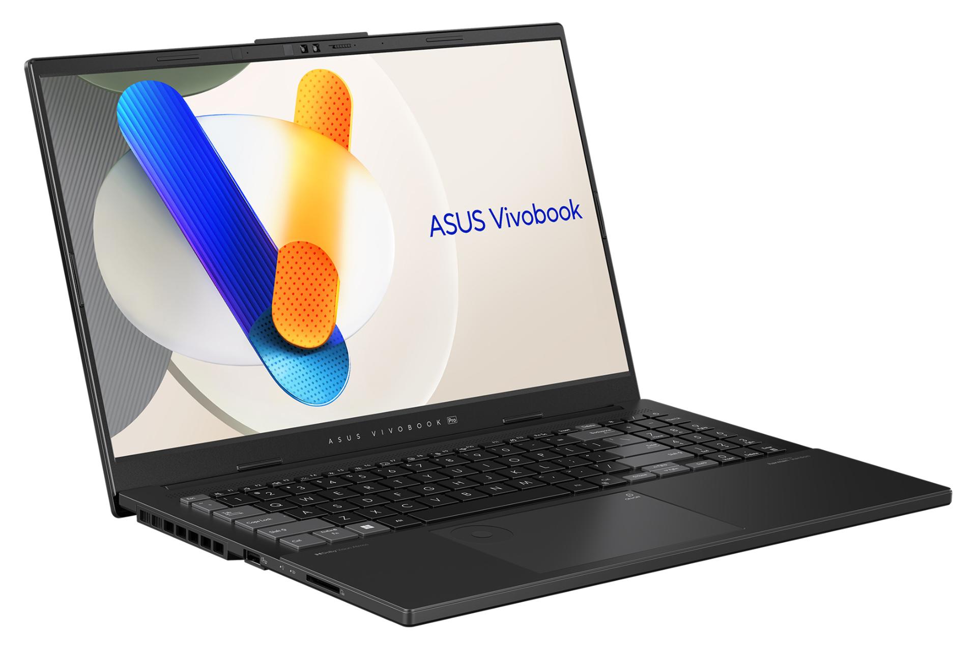 لپ تاپ ایسوس ASUS Vivobook Pro 15 OLED N6506 نمای چپ صفحه نمایش