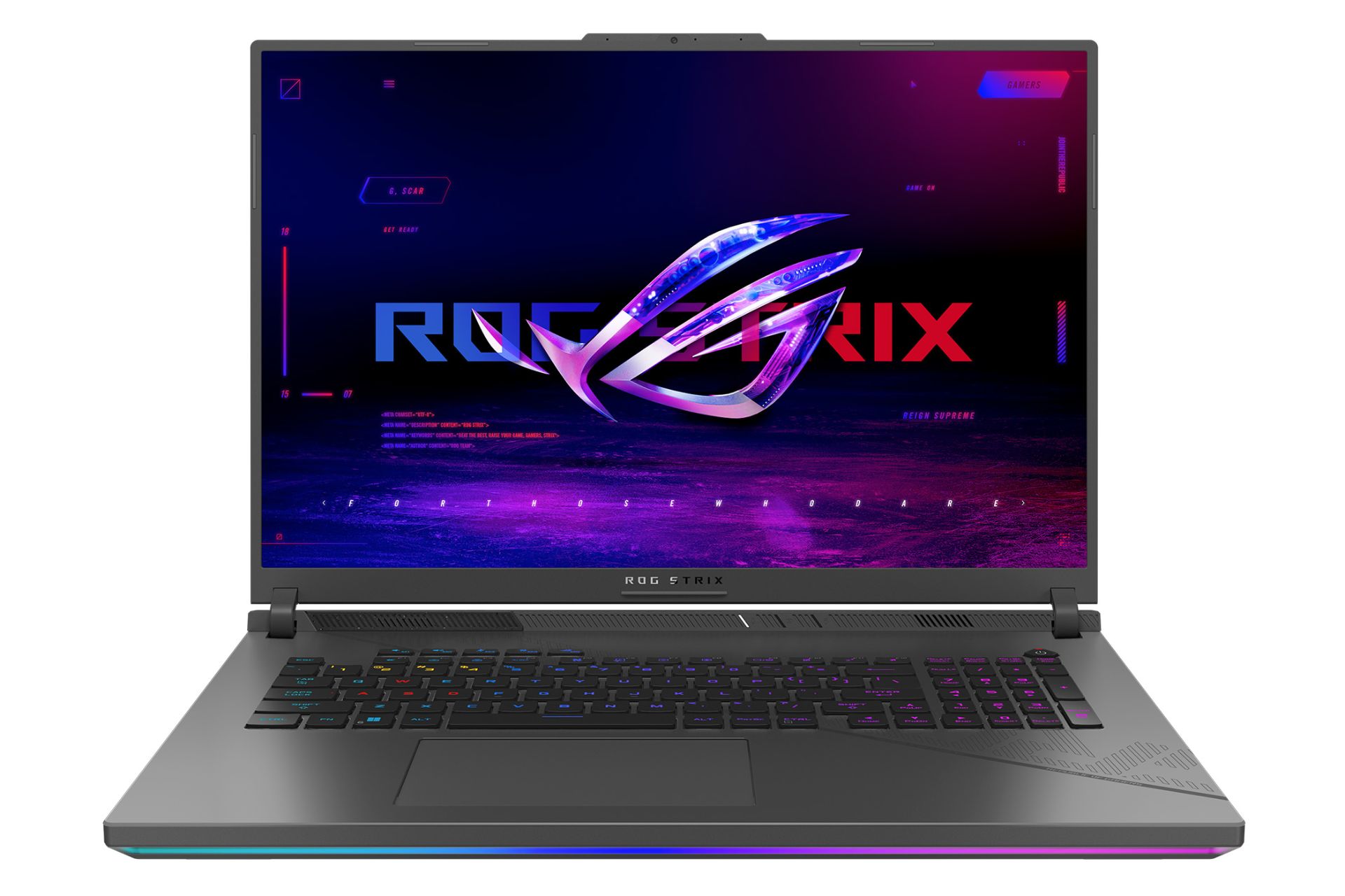 لپ تاپ ایسوس ASUS ROG Strix G18 G814 نمای جلو