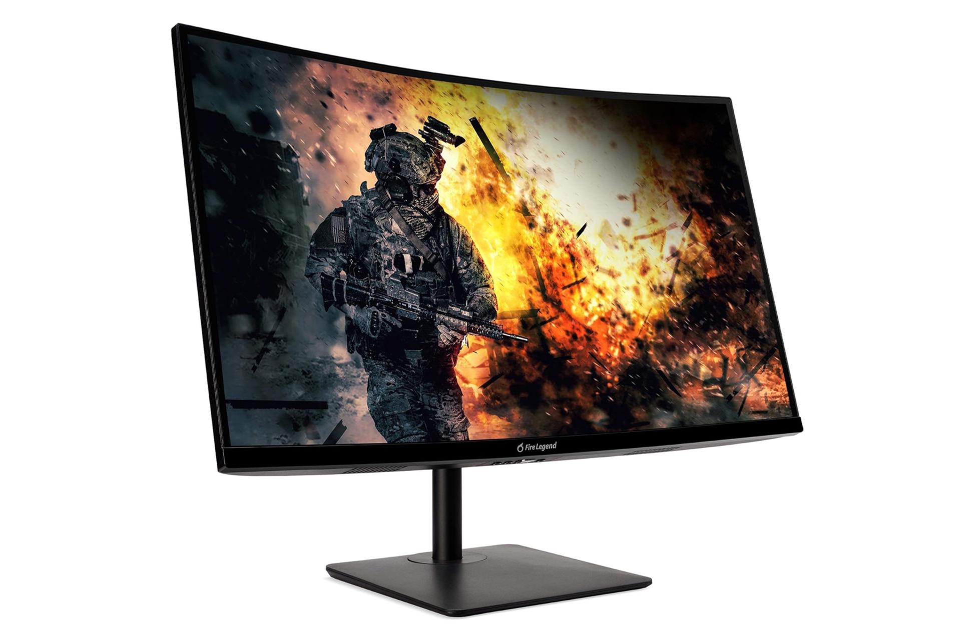 ابعاد و اندازه مانیتور ایسر 27 اینچ مدل AOPEN 27HC5R V