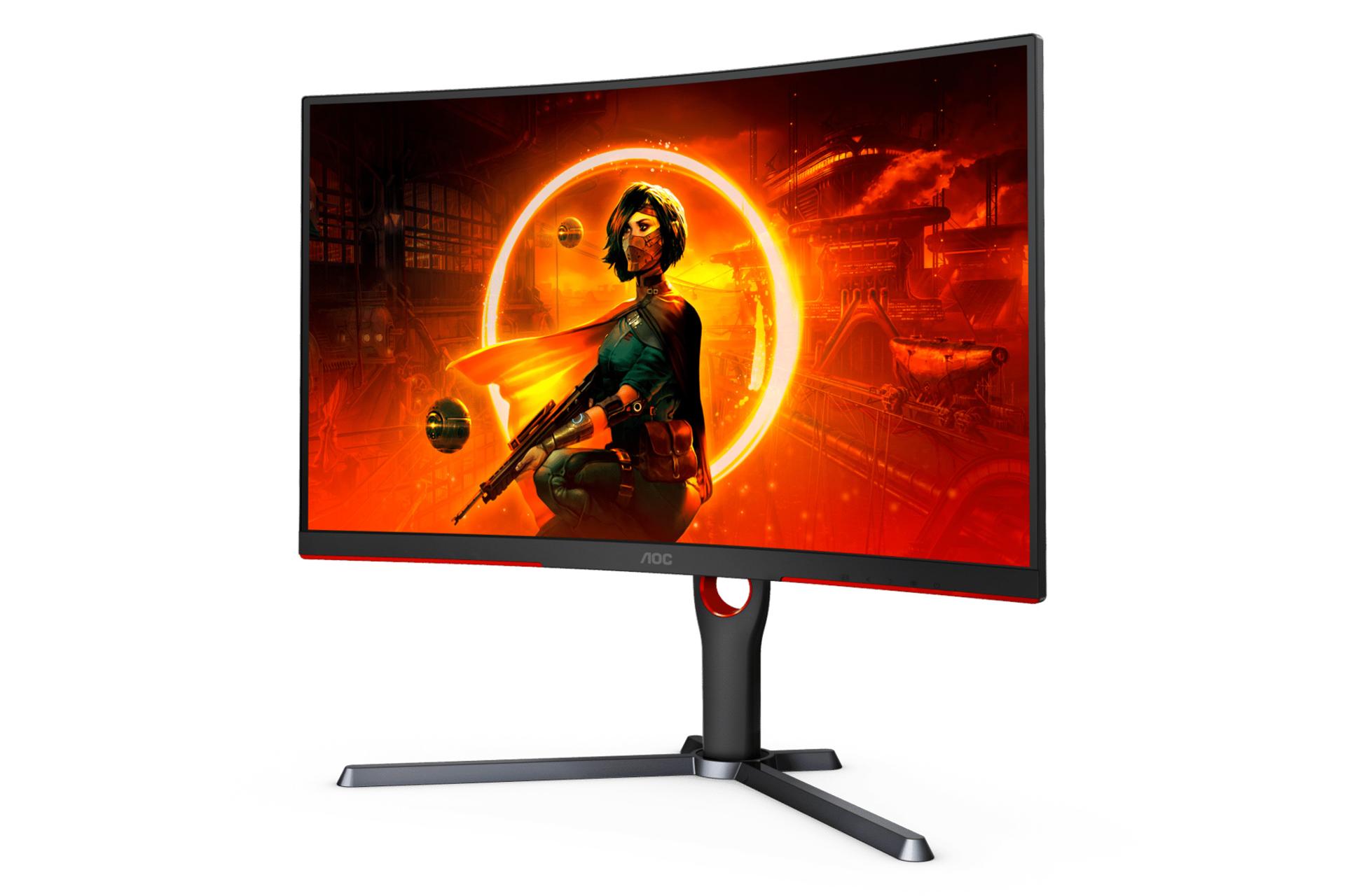 ابعاد و اندازه مانیتور ای او سی 27 اینچ مدل C27G3