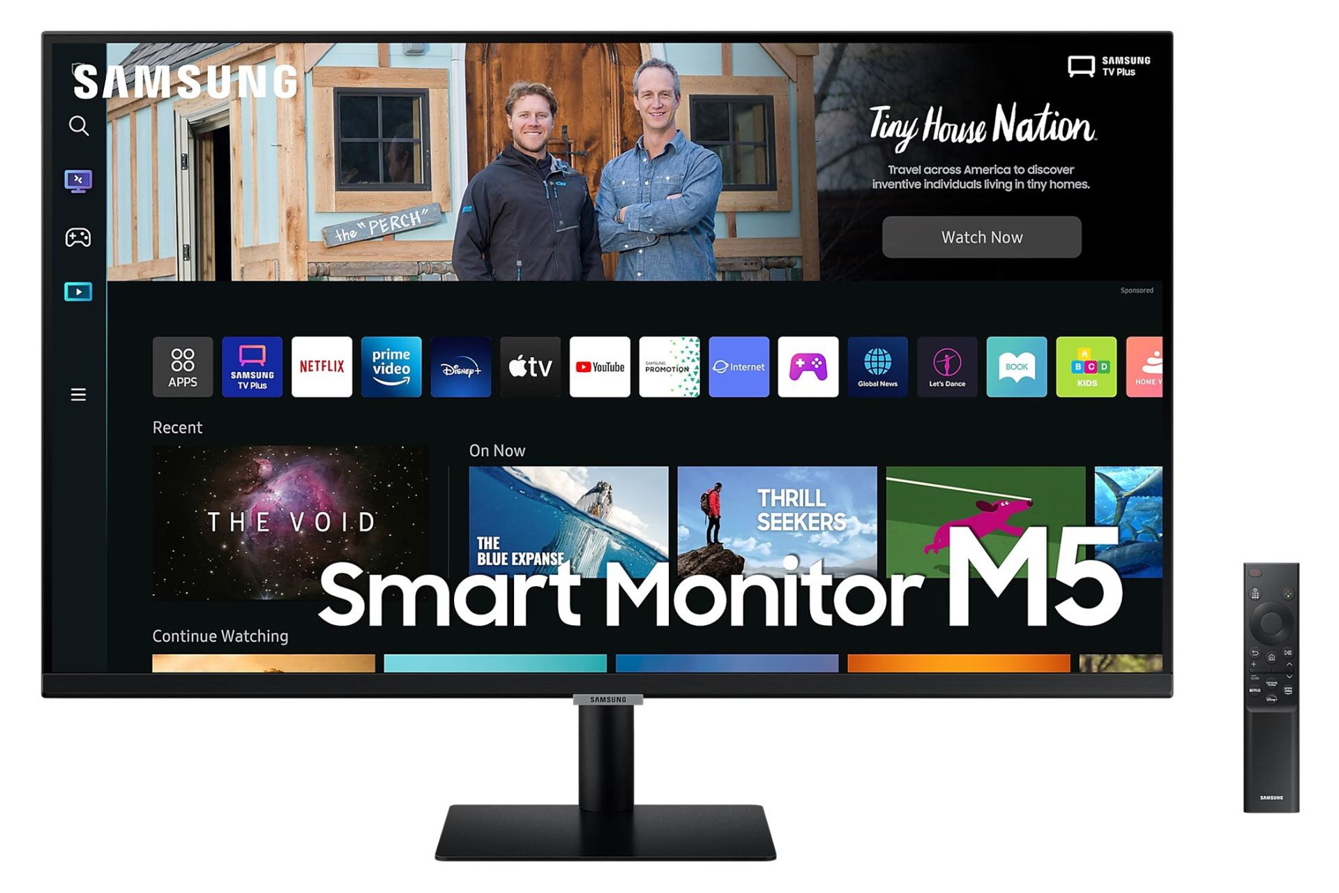 نمای جلو و رزولوشن مانیتور سامسونگ 27 اینچ مدل S27BM500EN