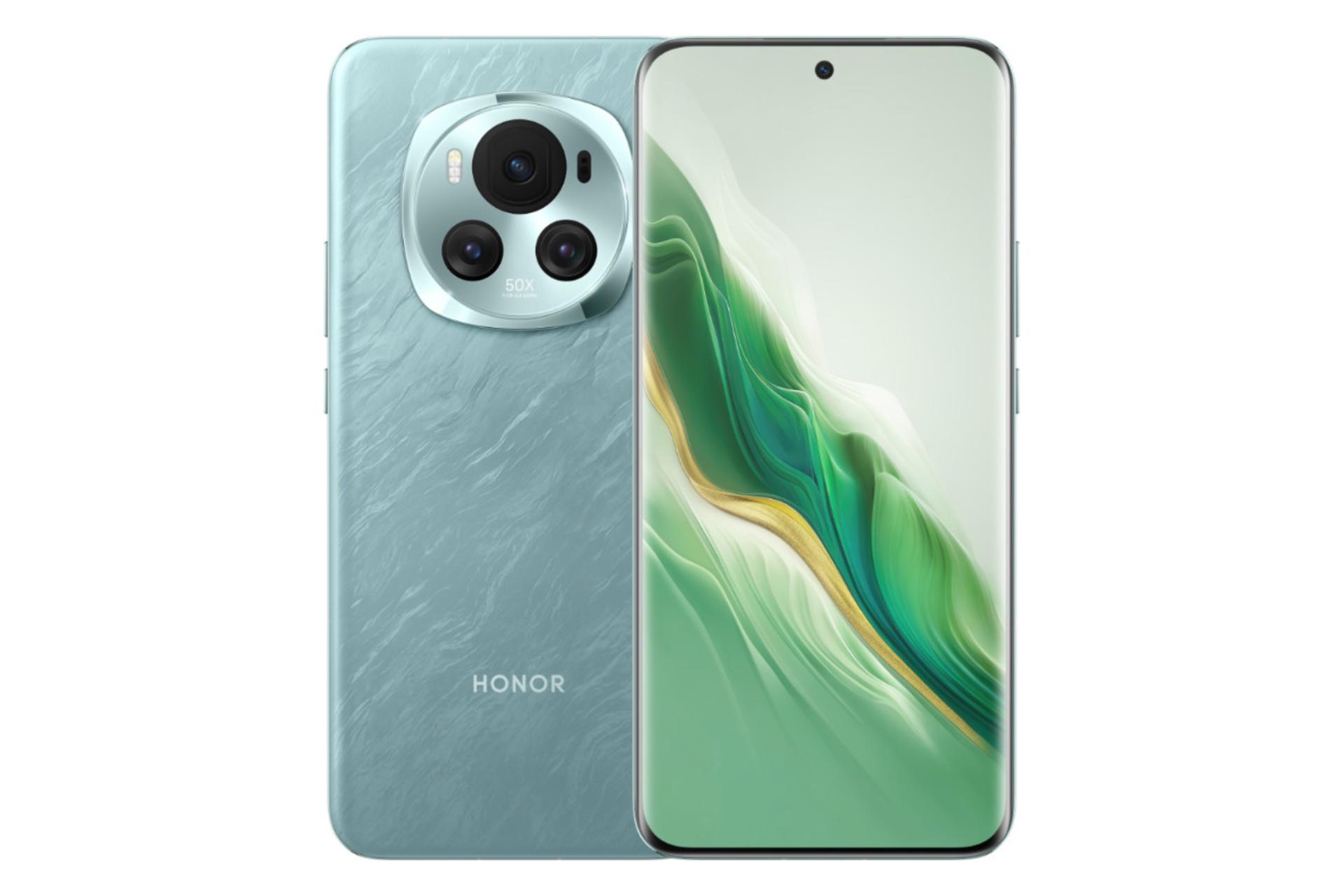 پنل جلو و پشت گوشی موبایل آنر مجیک 6 فیروزه ای / HONOR Magic6