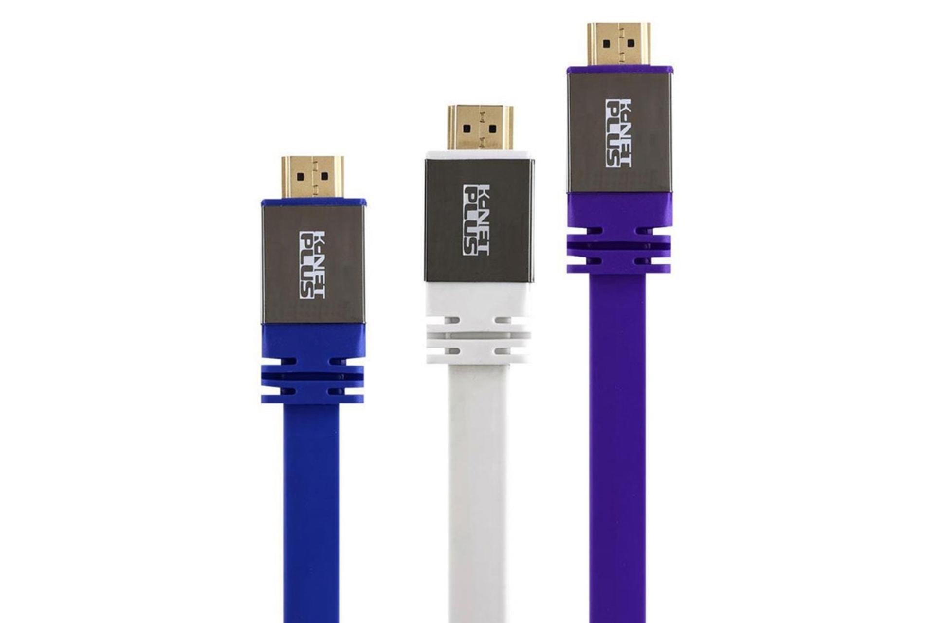 رنگ بندی کابل HDMI کی نت پلاس KP-HC163 4K 60Hz نسخه 2.0 با طول 10 متر