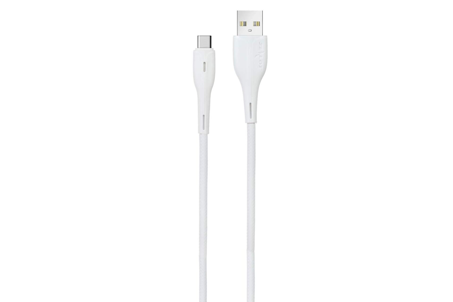 کانکتور و اتصال کابل شارژ USB زیلوت Type-A به Type-C مدل C01c با طول 1 متر