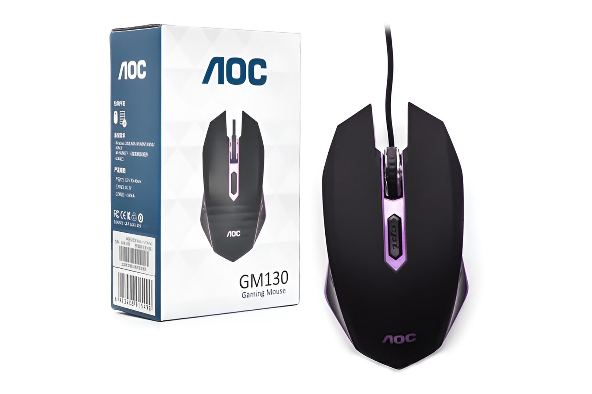 ماوس ای او سی AOC GM130 به همراه جعبه
