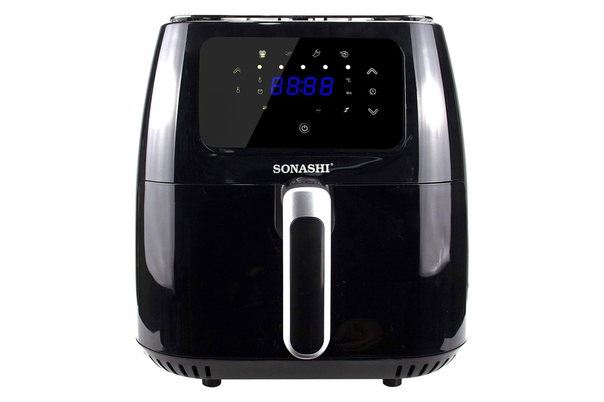 نمای جلو و نمایشگر سرخ کن و هواپز سوناشی SAF-800