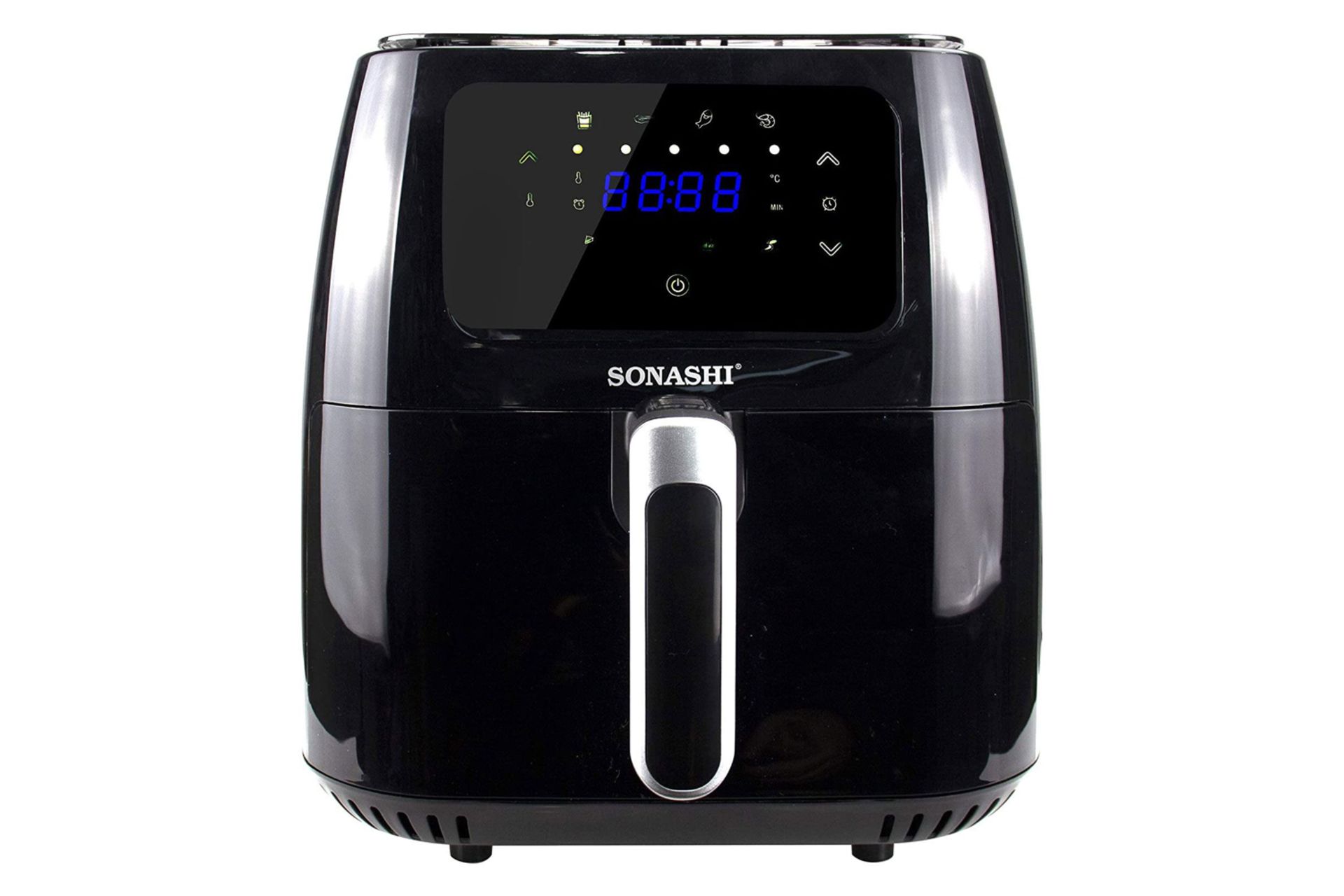 نمای جلو و نمایشگر سرخ کن و هواپز سوناشی SAF-800