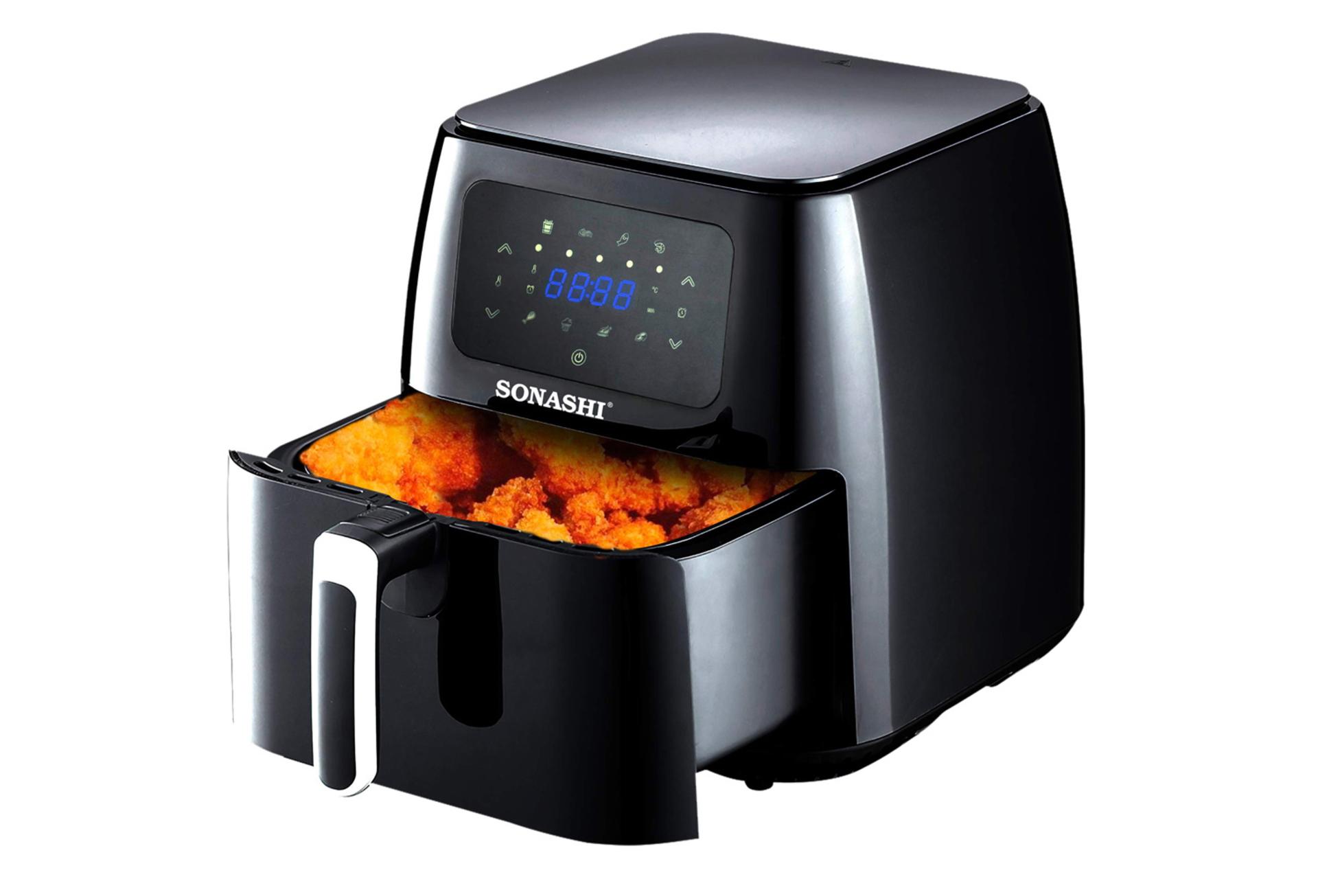 حجم مخزن سرخ کن و هواپز سوناشی SAF-800