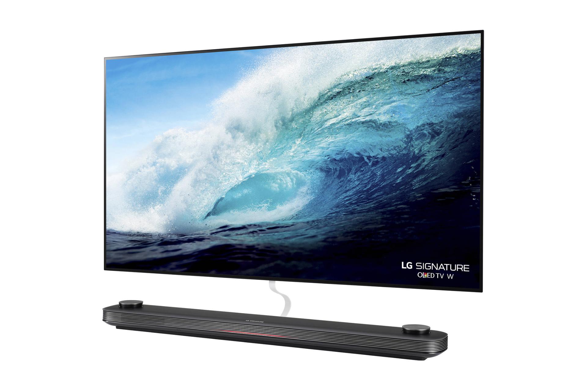 تلویزیون ال جی LG OLED W7P نمای راست صفحه نمایش