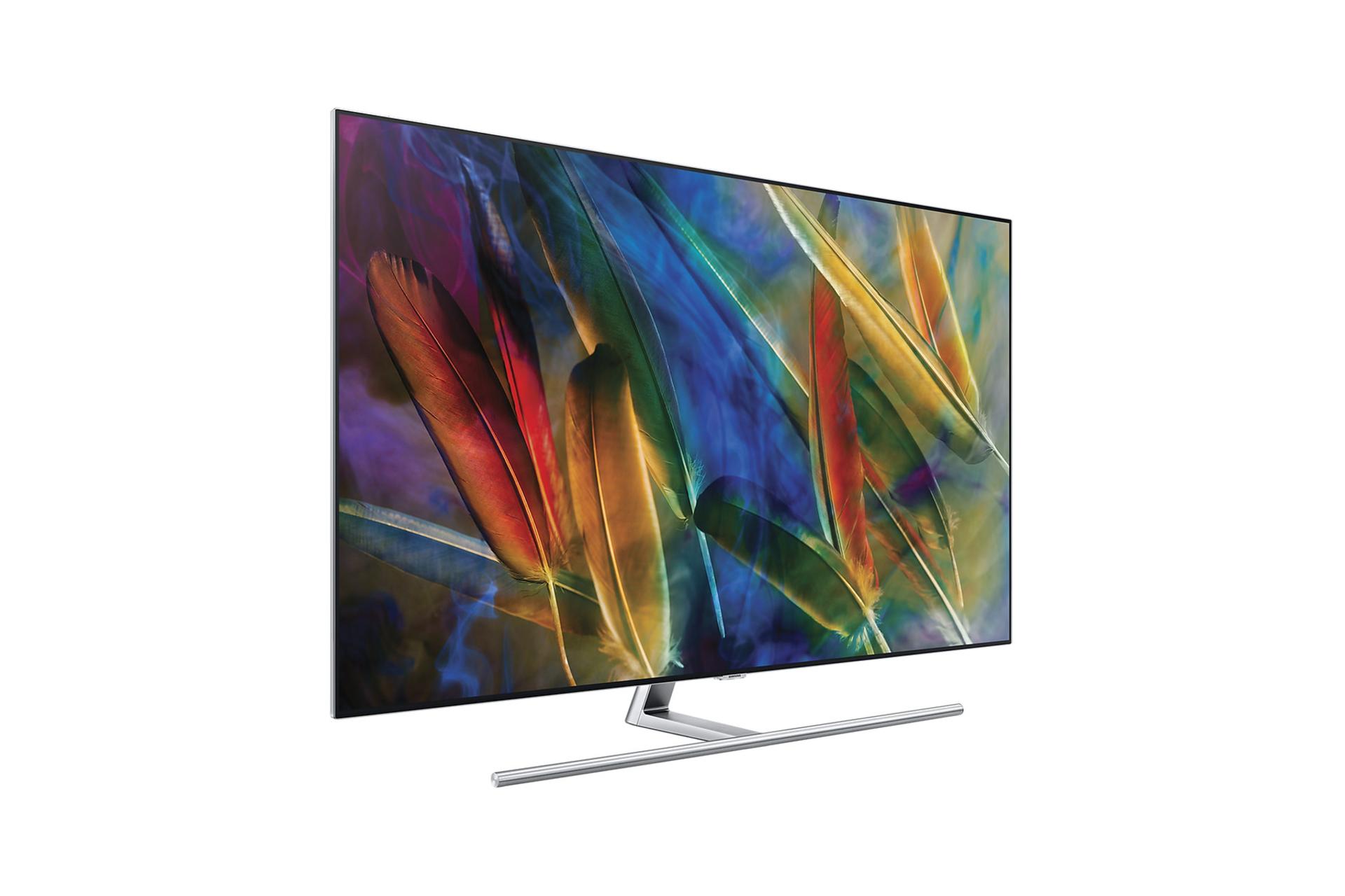 تلویزیون سامسونگ Samsung Q7FA نمای چپ صفحه نمایش