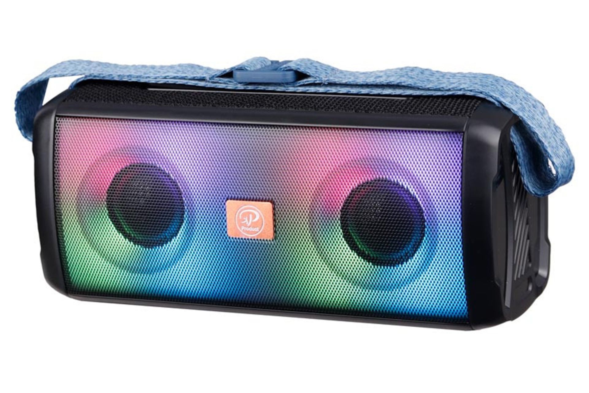 نمای جلو و نورپردازی اسپیکر ایکس پی پروداکت XP-B607G