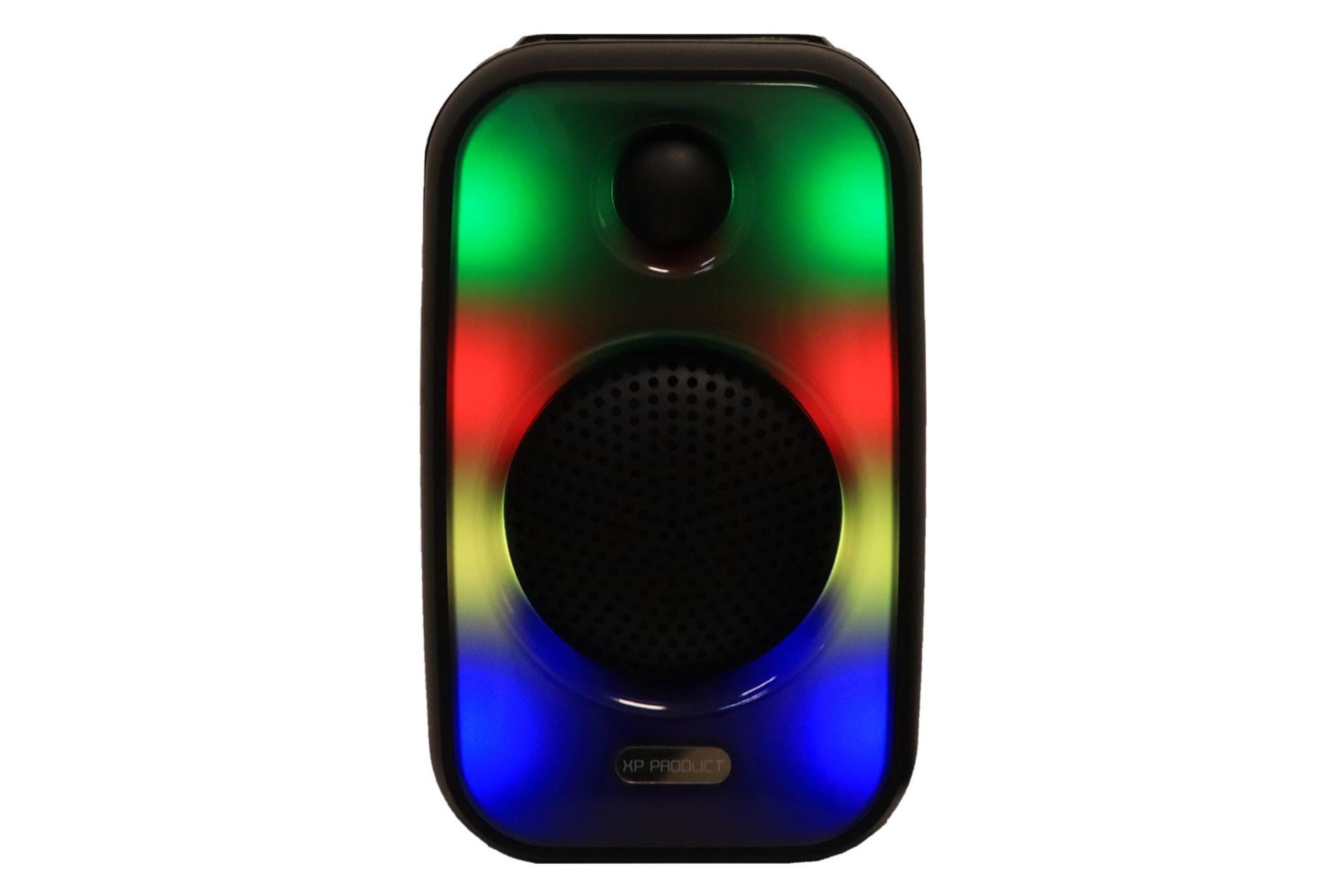 نمای جلو و نورپردازی اسپیکر ایکس پی پروداکت XP-S77G