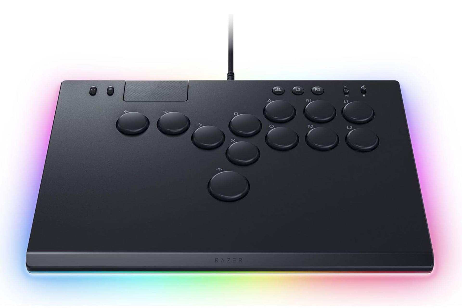 دسته بازی ریزر Razer Kitsune نمای جلو رنگ مشکی