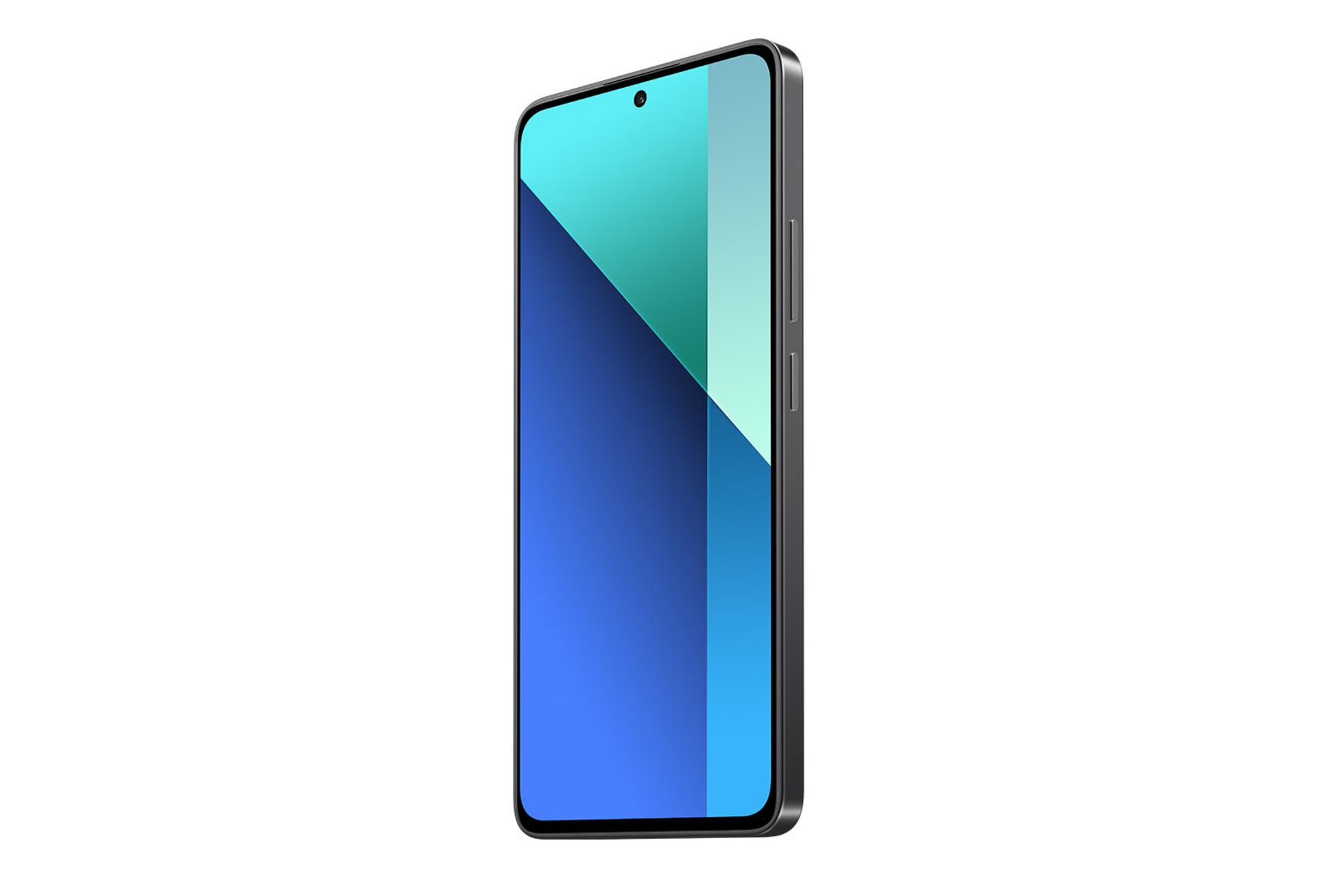 سمت راست پنل جلوی گوشی موبایل ردمی نوت 13 شیائومی 4G مشکی / Xiaomi Redmi Note 13 4G