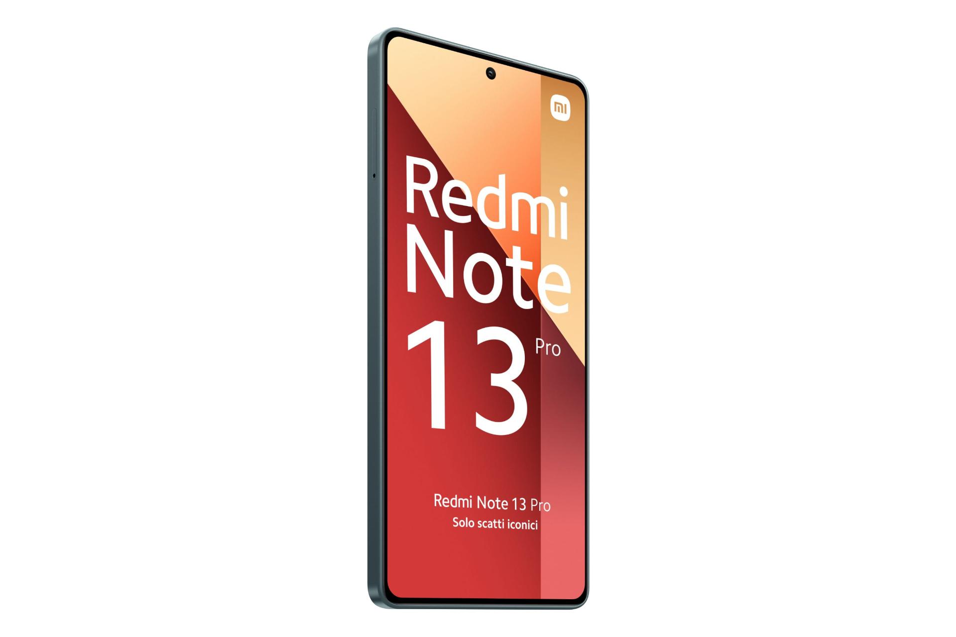 سمت چپ پنل جلوی گوشی ردمی نوت 13 پرو شیائومی 4G سبز تیره / Xiaomi Redmi Note 13 Pro 4G