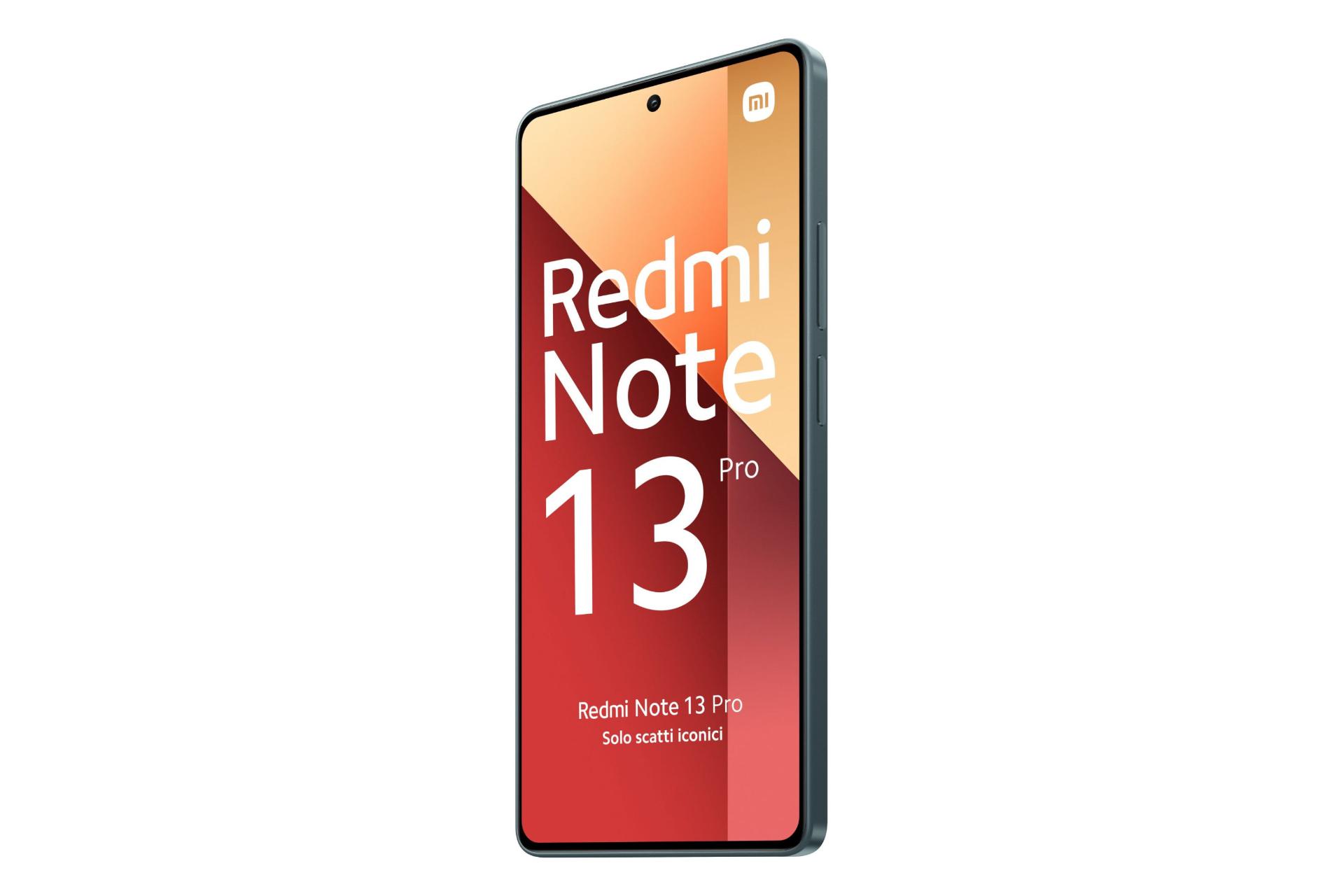 سمت راست پنل جلوی گوشی ردمی نوت 13 پرو شیائومی 4G سبز تیره / Xiaomi Redmi Note 13 Pro 4G