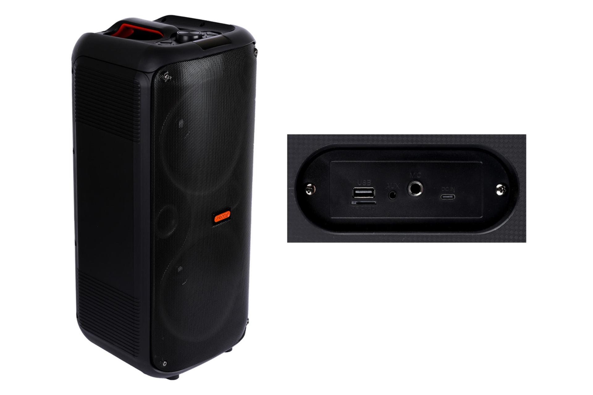 کانکتور و اتصال اسپیکر پرودا Party Box 4000