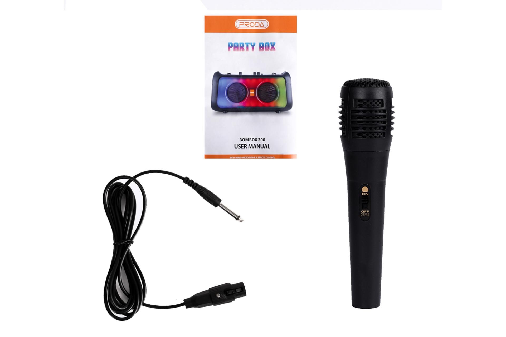 اقلام همراه اسپیکر پرودا BOM BOX 200