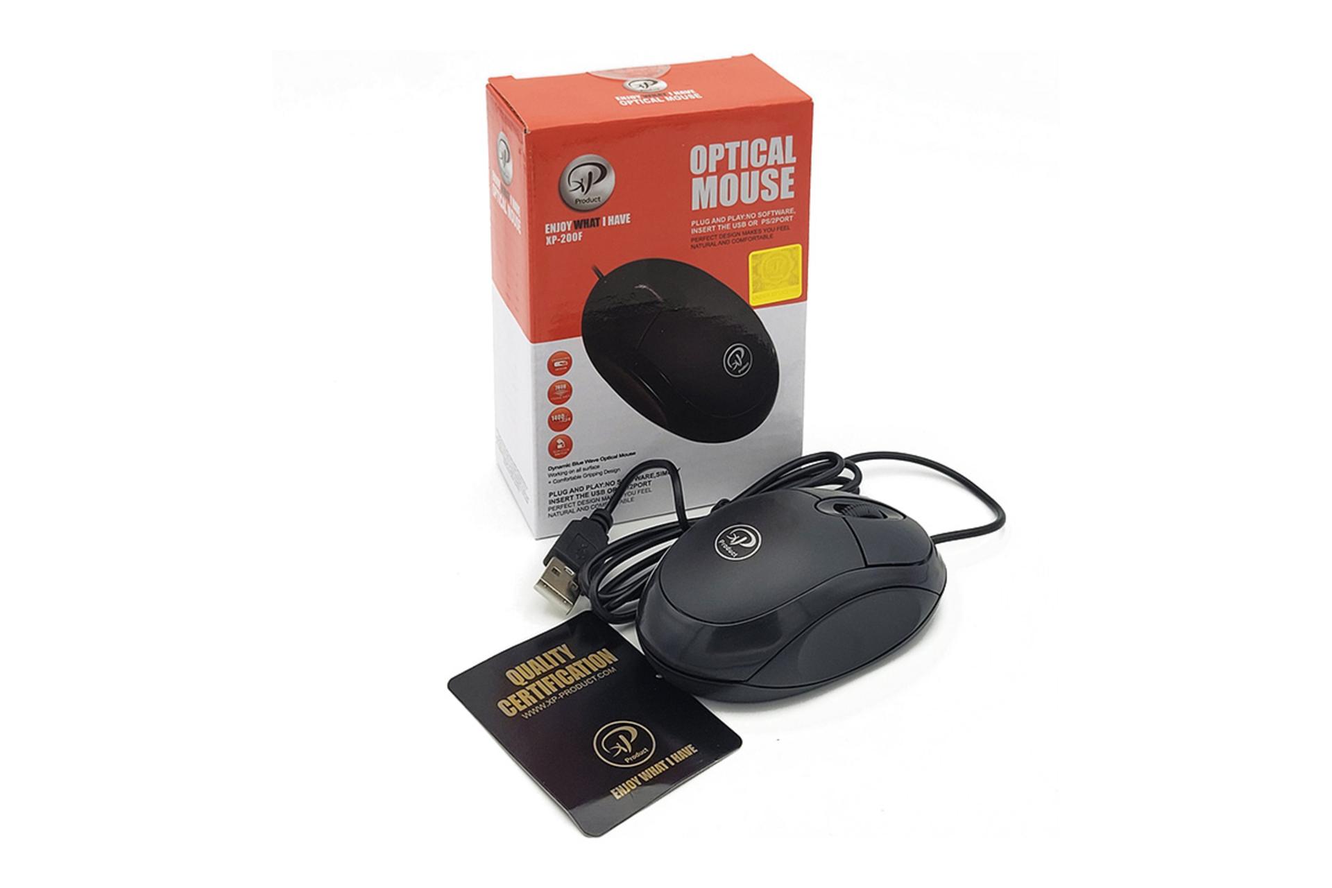 ماوس ایکس پی پروداکت XP Product XP-200F به همراه جعبه